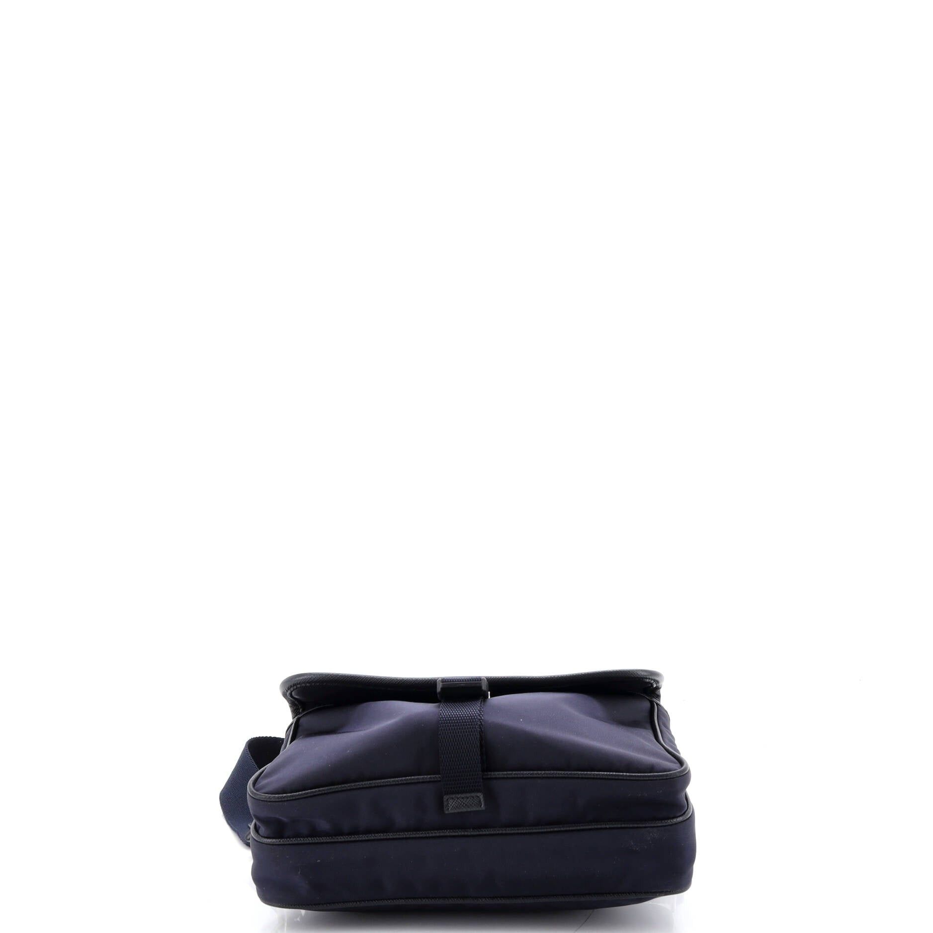 Prada Buckle Front Pocket Flap Messenger Bag Size ONE SIZE - 4 Thumbnail