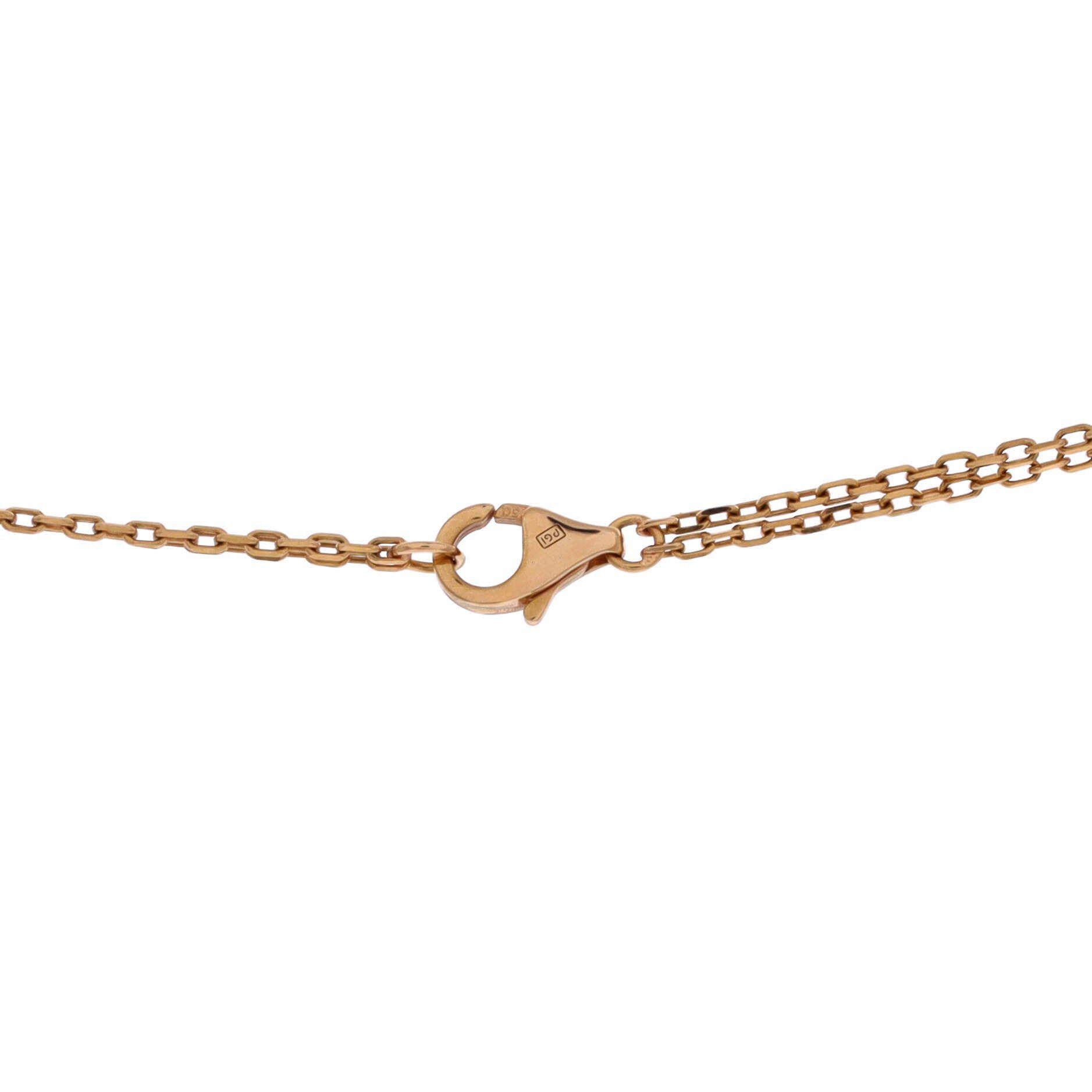 Cartier 2 Diamonds Love Pendant Necklace Size ONE SIZE - 3 Thumbnail
