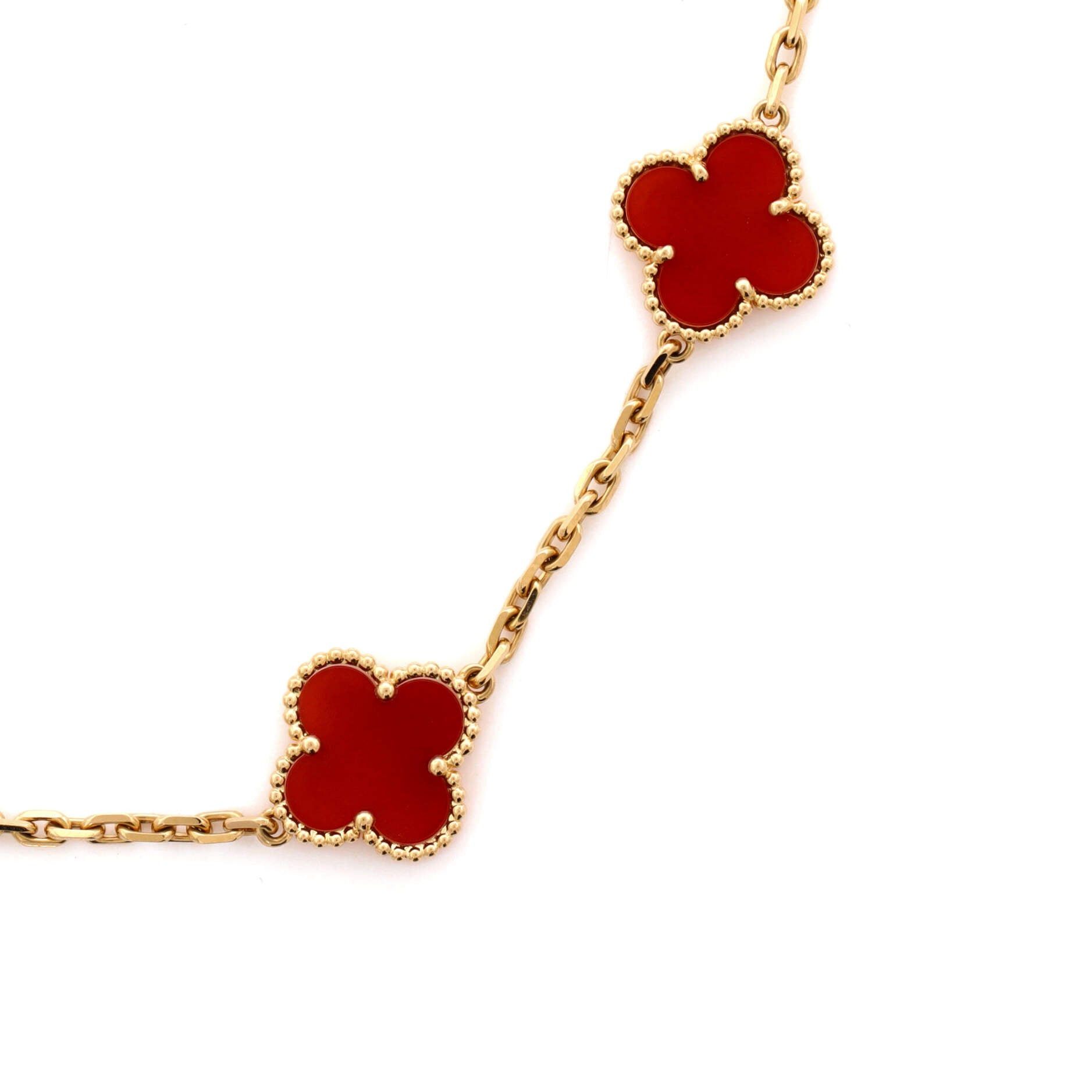 Van Cleef & Arpels Vintage Alhambra 10 Motifs Necklace Size ONE SIZE - 3 Thumbnail