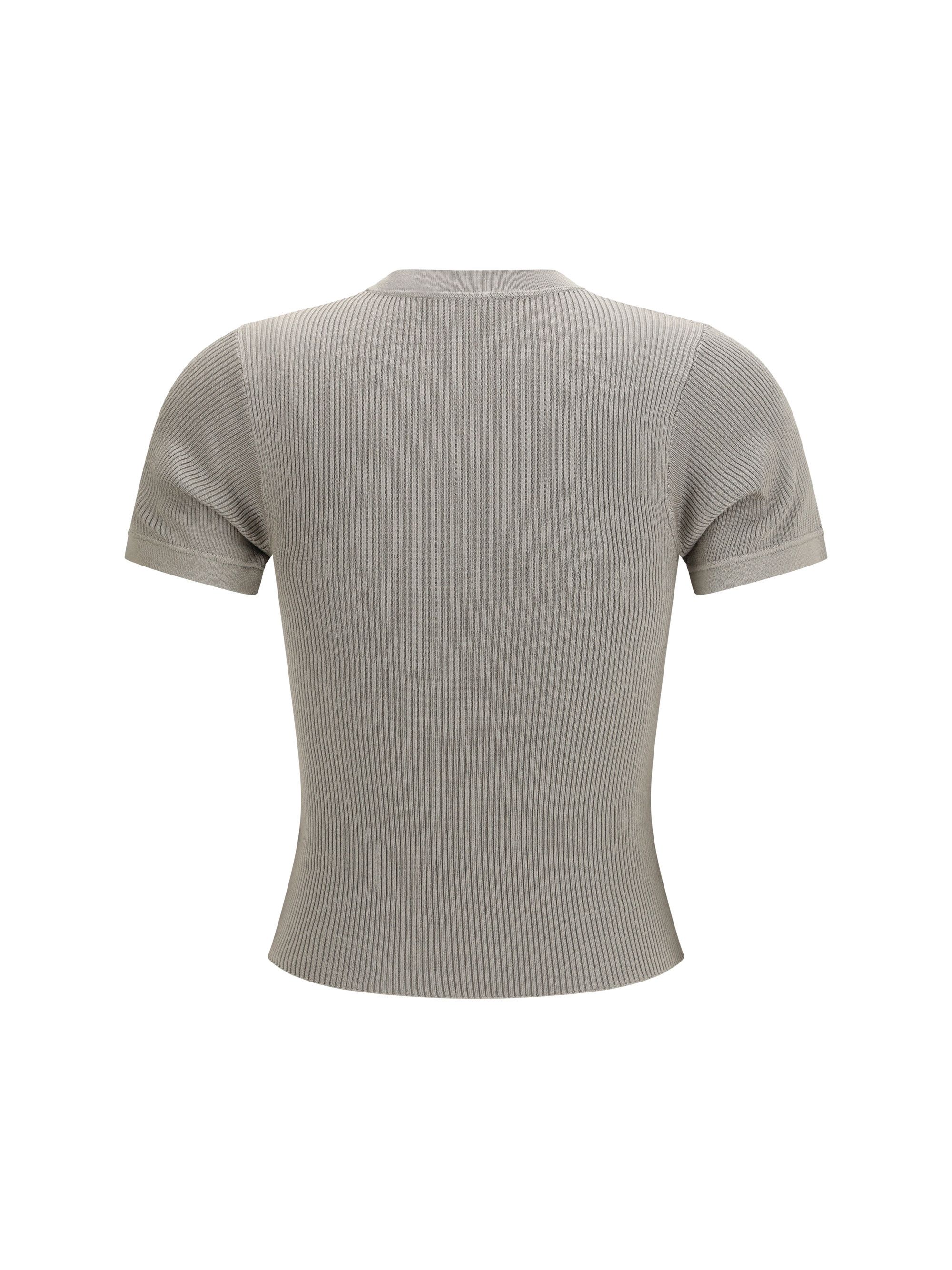 RIER Short-sleeve ribbed T-shirt Size M / US 6-8 / IT 42-44 - 2 Thumbnail