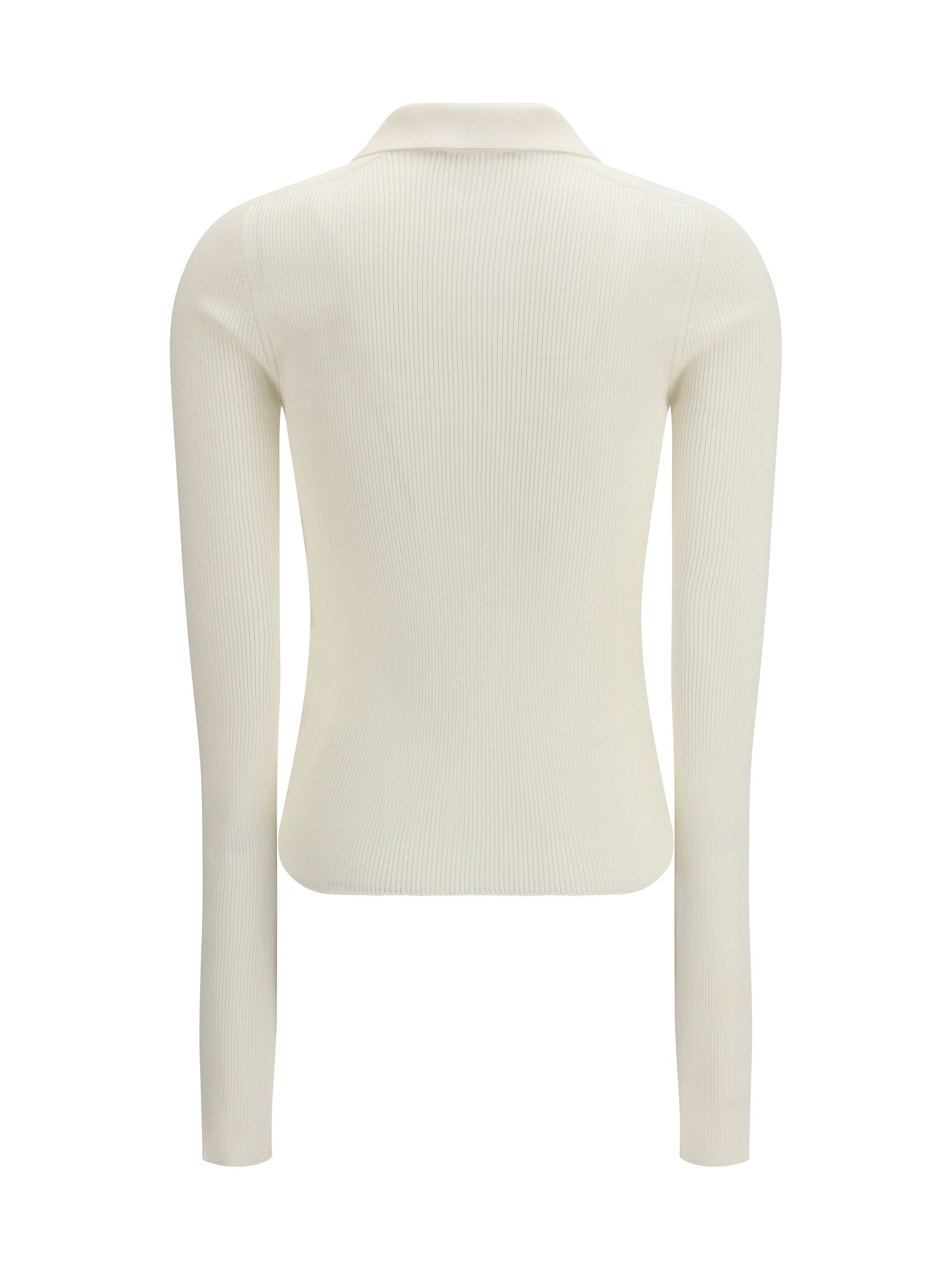 RIER Long-sleeve silk Polo Size M / US 6-8 / IT 42-44 - 2 Thumbnail
