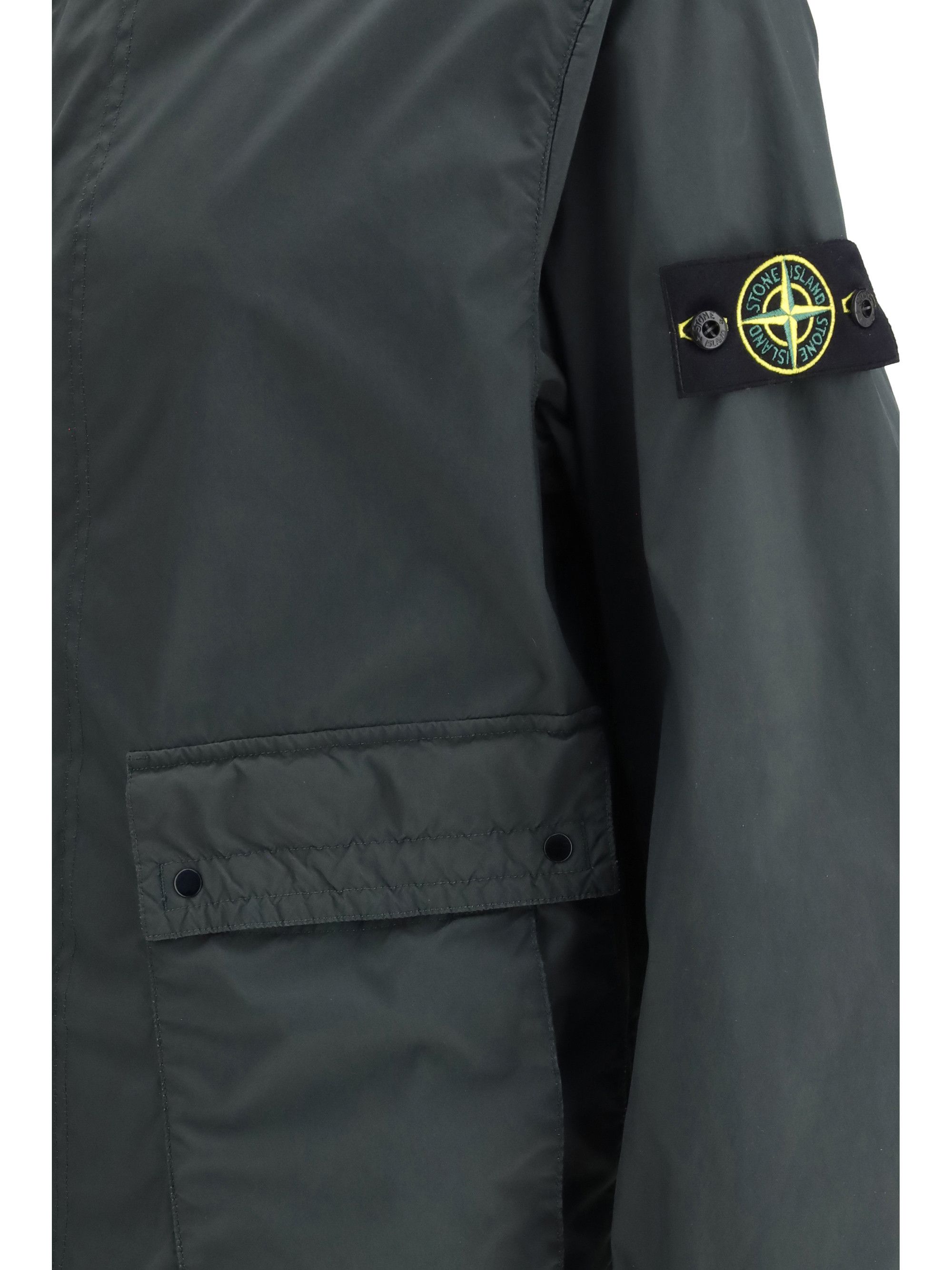Stone Island 7100007 Light Compact Touch Poly-TC car Coat Size US L / EU 52-54 / 3 - 3 Thumbnail