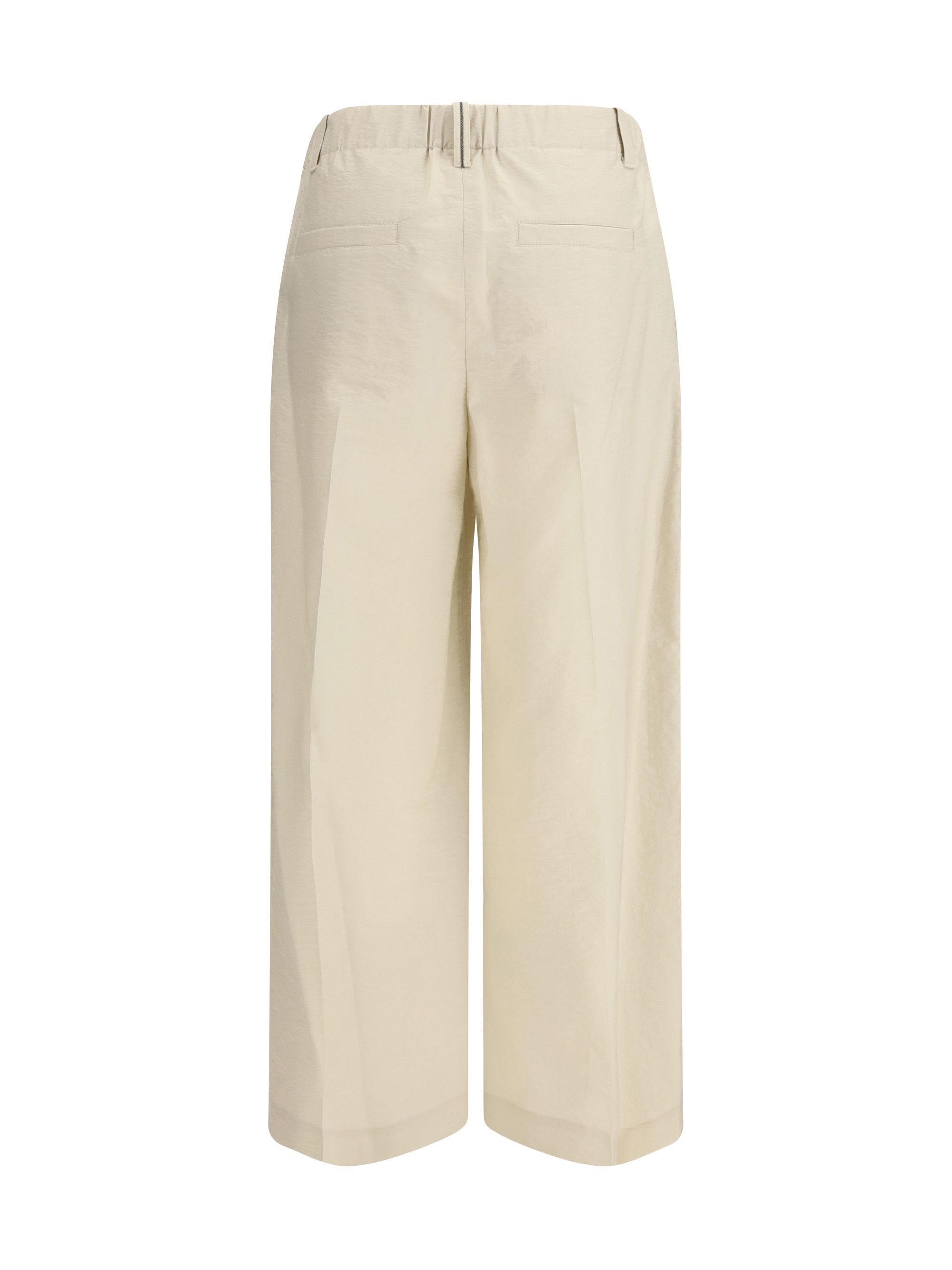 Brunello Cucinelli Cotton-blend Trousers Size 28" / US 6 / IT 42 - 2 Thumbnail