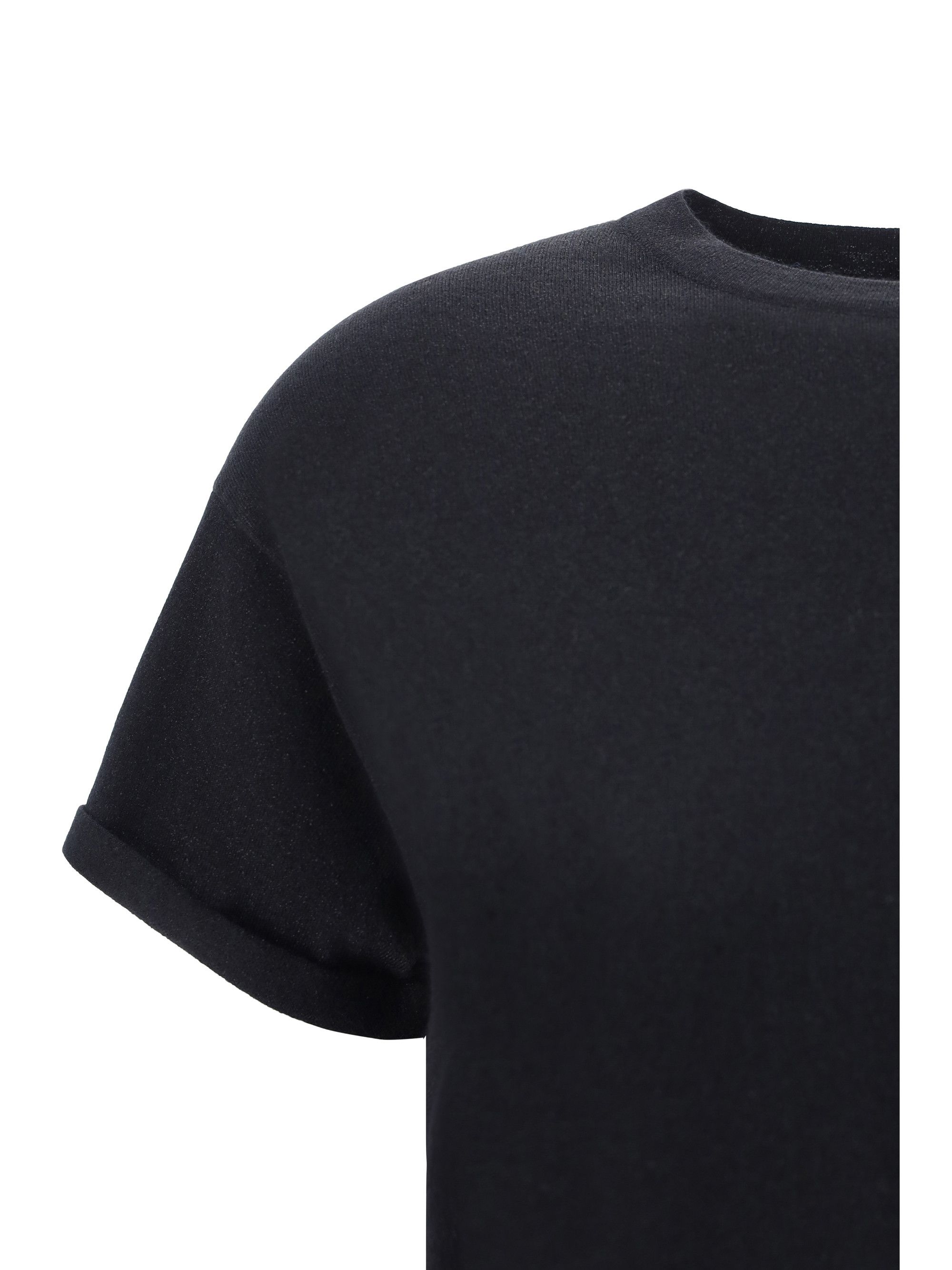 Brunello Cucinelli cashmere glitter T-shirt Size XL / US 12-14 / IT 48-50 - 3 Thumbnail