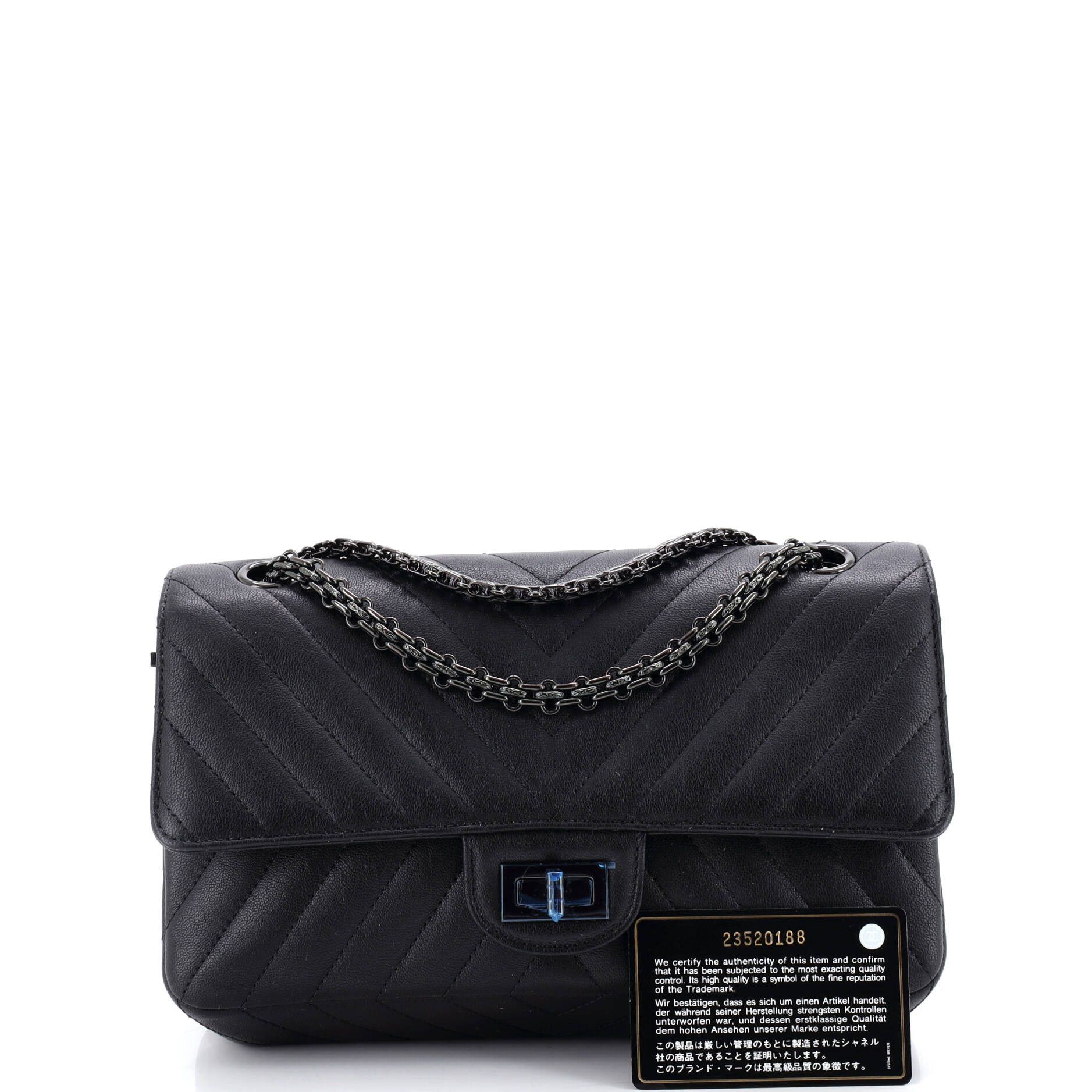 Chanel So Black Reissue 2.55 Flap Bag Size ONE SIZE - 2 Thumbnail