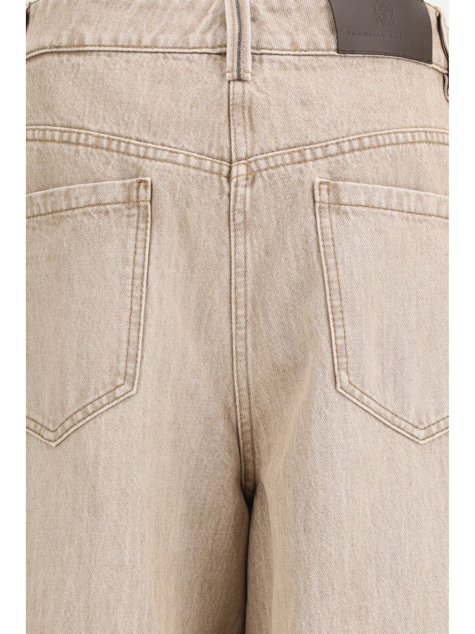 Brunello Cucinelli Barrel-leg Jeans Size 30" / US 8 / IT 44 - 3 Thumbnail