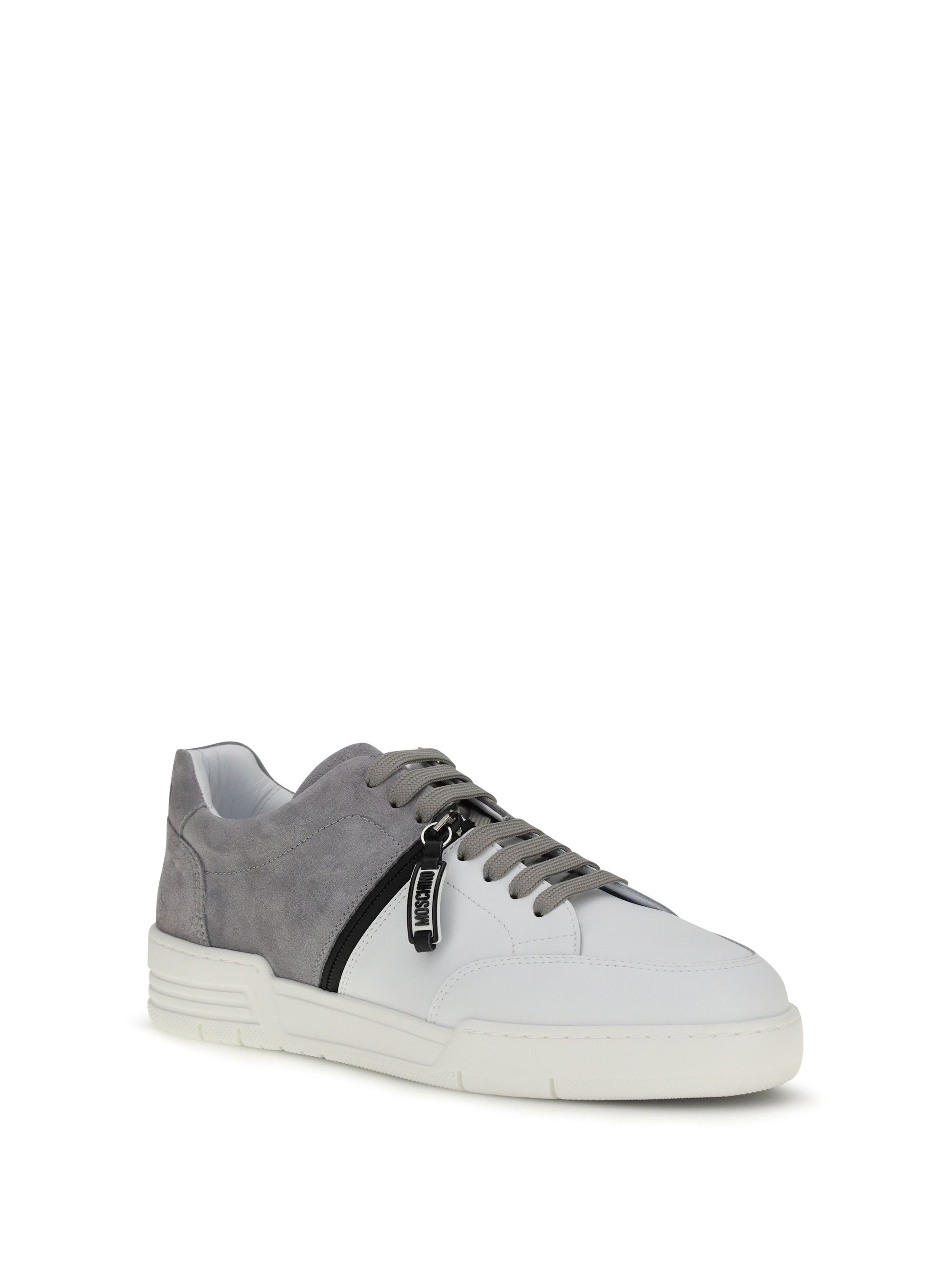 Moschino Leather Sneakers Size US 7 / EU 40 - 2 Thumbnail