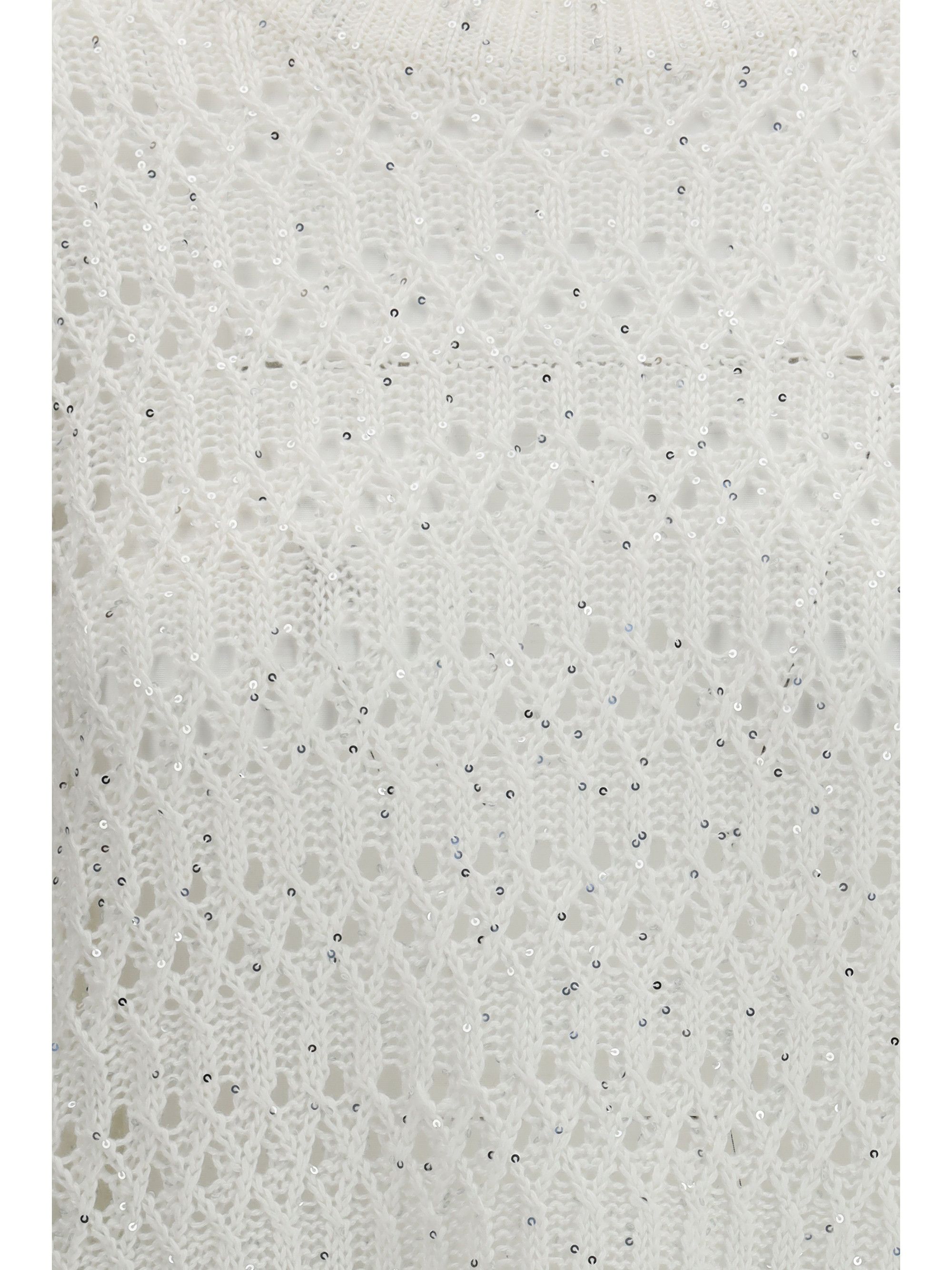 Brunello Cucinelli Openwork Sweater Size XL / US 12-14 / IT 48-50 - 3 Thumbnail