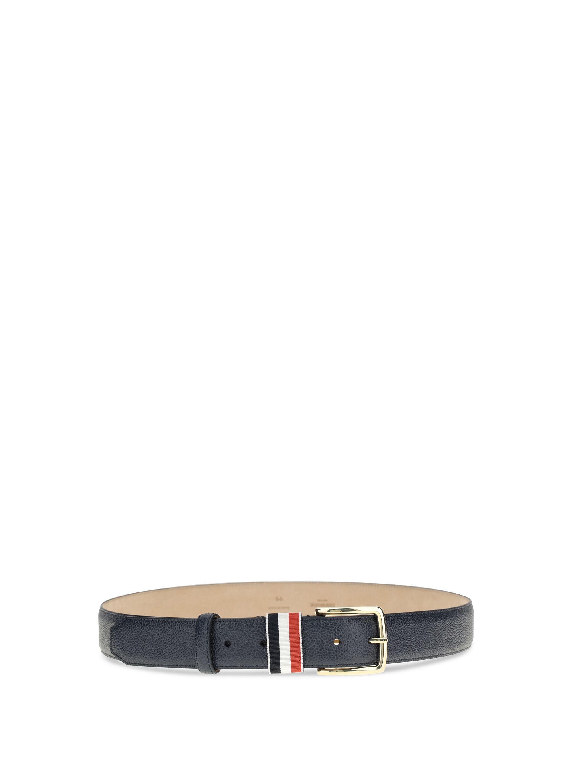 Thom Browne Hammered leather Belt Size ONE SIZE - 2 Thumbnail