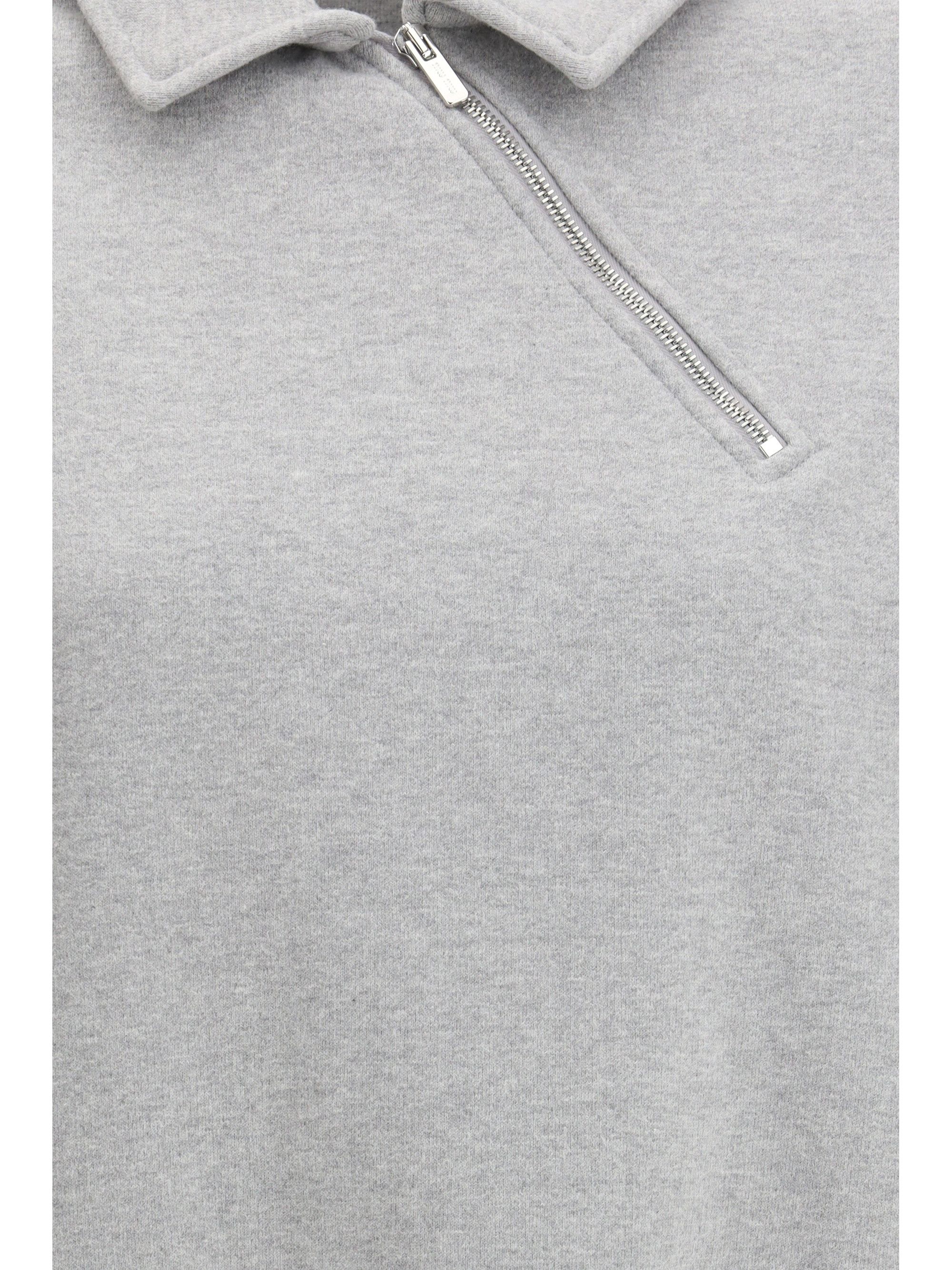 Miu Miu Sweatshirt with oblique zip closure Size XS / US 0-2 / IT 36-38 - 3 Thumbnail