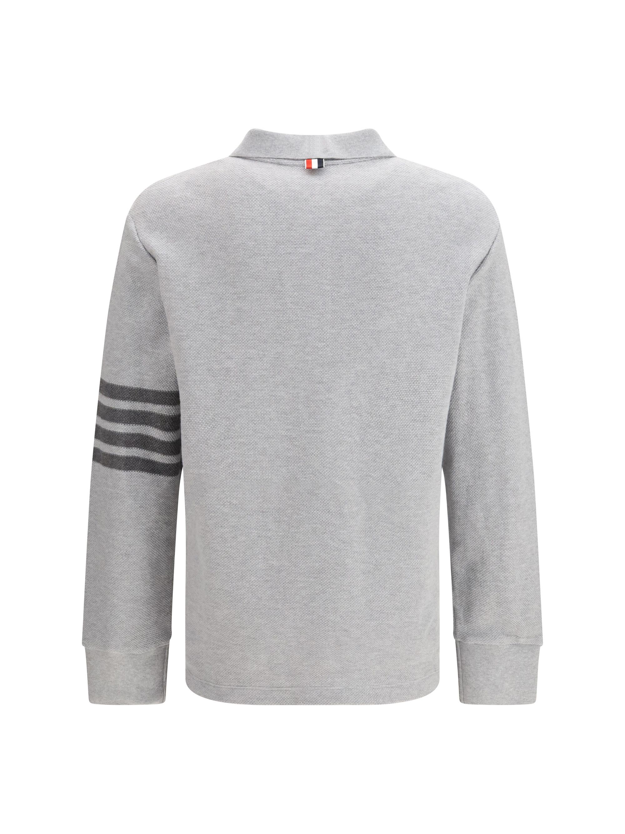 Thom Browne Piqué long-sleeve Polo Size US M / EU 48-50 / 2 - 2 Thumbnail