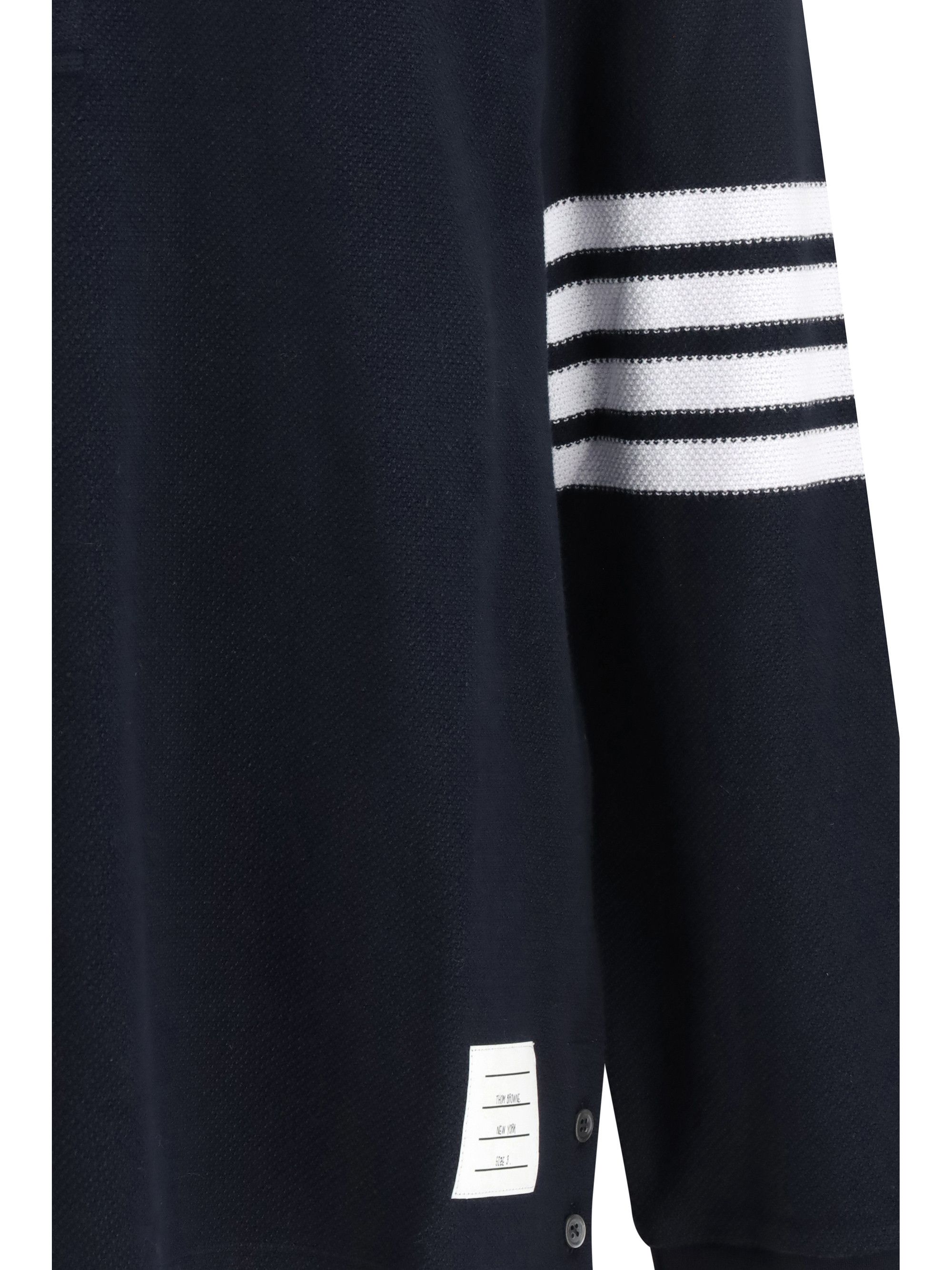 Thom Browne Piqué long-sleeve Polo Size US L / EU 52-54 / 3 - 3 Thumbnail
