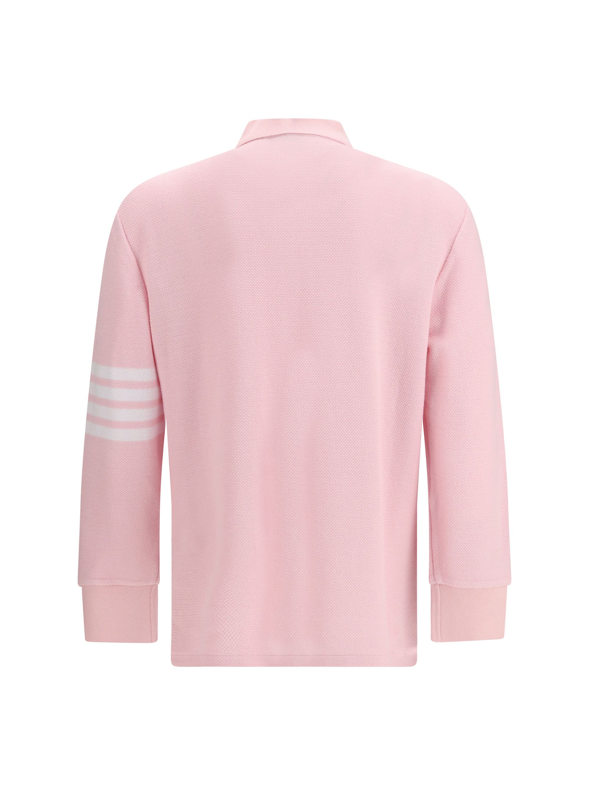 Thom Browne Piqué long-sleeve Polo Size US M / EU 48-50 / 2 - 2 Thumbnail