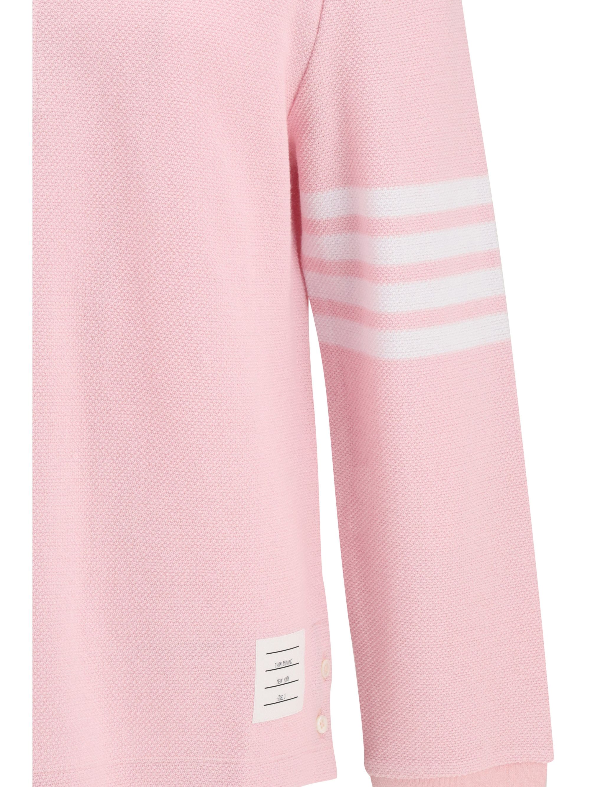 Thom Browne Piqué long-sleeve Polo Size US XXL / EU 58 / 5 - 3 Thumbnail