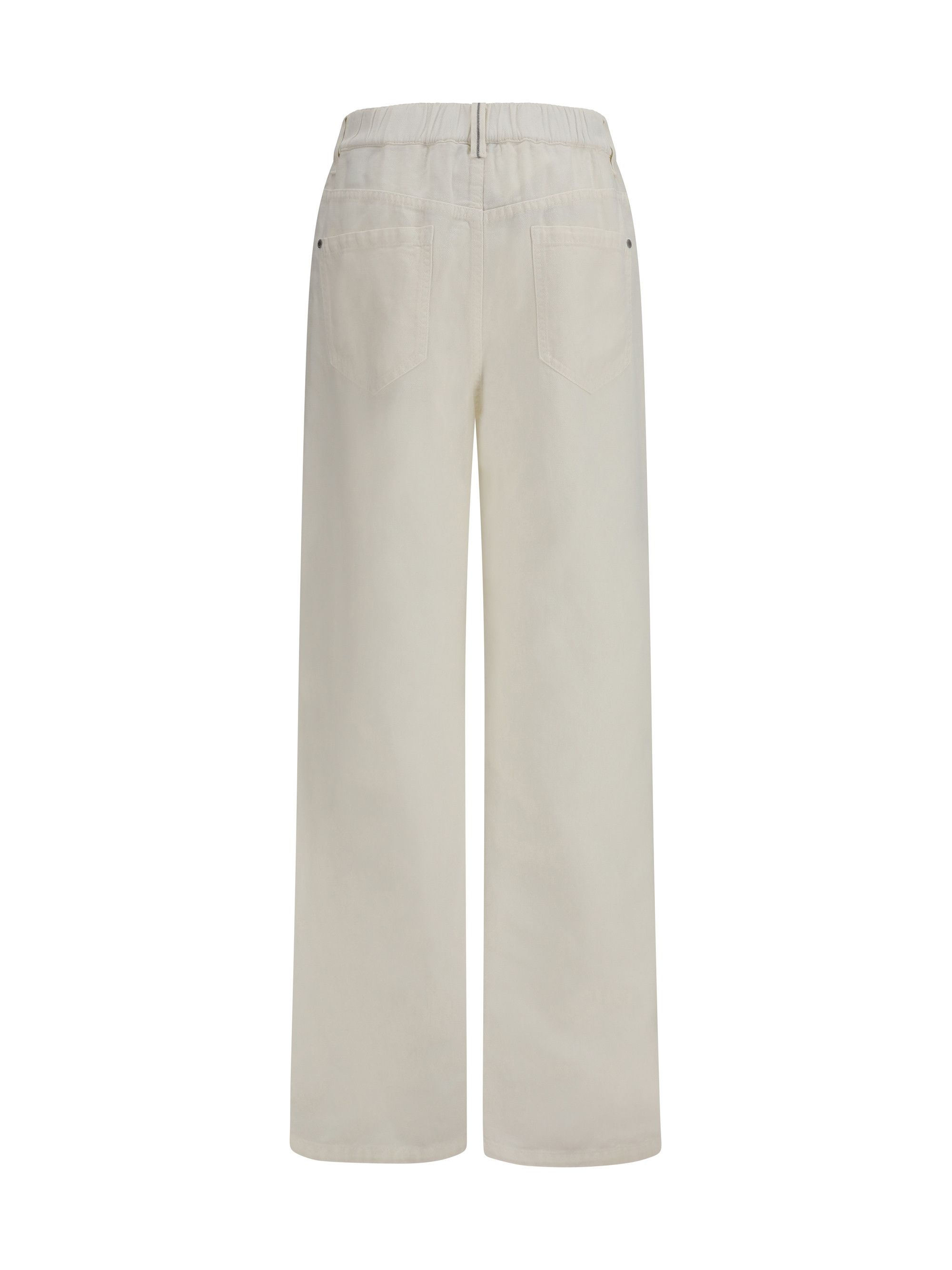 Brunello Cucinelli Wide-leg Jeans Size 30" / US 8 / IT 44 - 2 Thumbnail