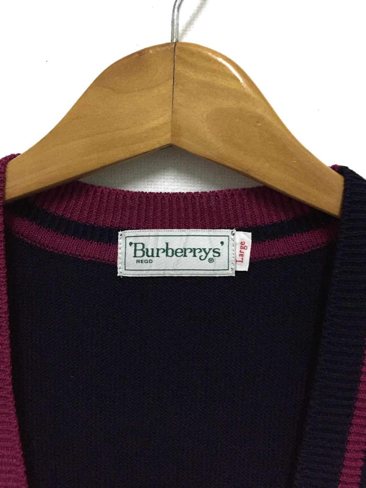Burberry Burberrys Formal Vest Shirt Spell Out Size US L / EU 52-54 / 3 - 3 Thumbnail