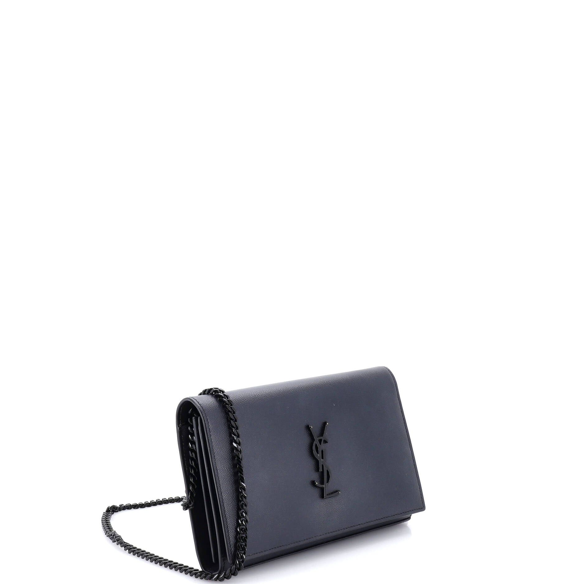 Saint Laurent Paris Classic Monogram Wallet on Chain Size ONE SIZE - 2 Thumbnail