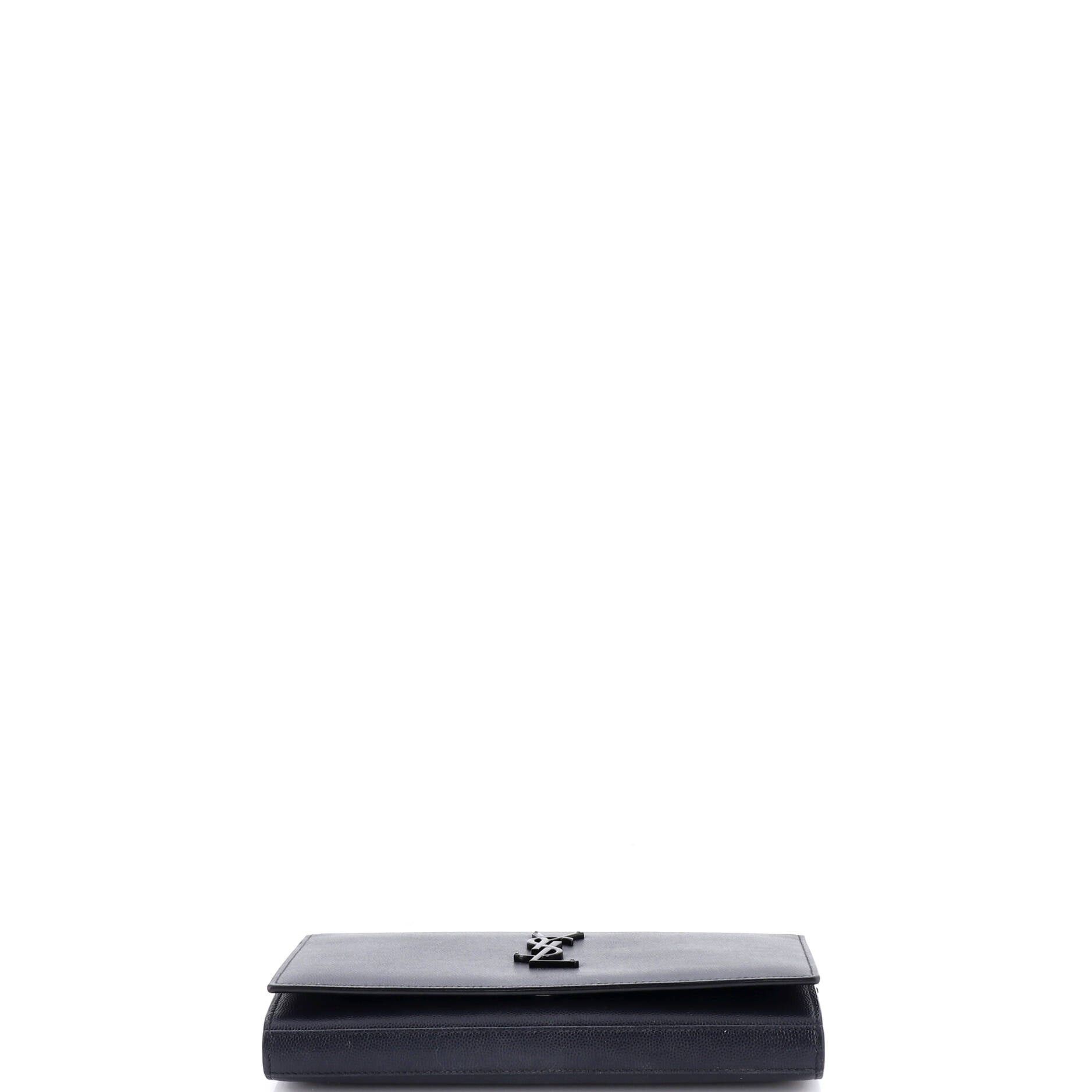 Saint Laurent Paris Classic Monogram Wallet on Chain Size ONE SIZE - 4 Thumbnail