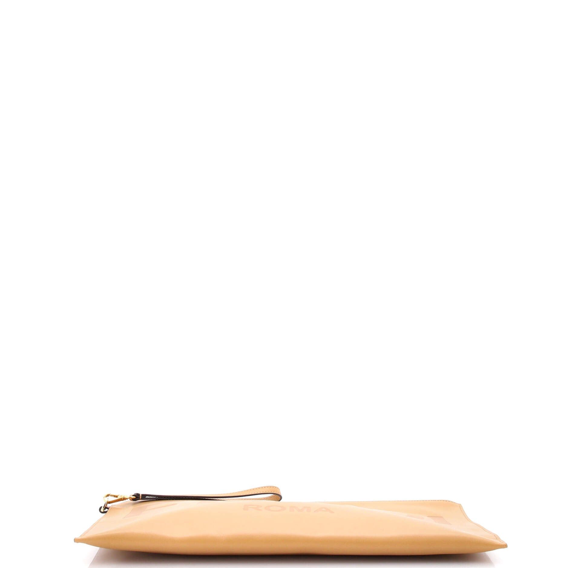 Fendi Logo Flat Wristlet Pouch Size ONE SIZE - 4 Thumbnail