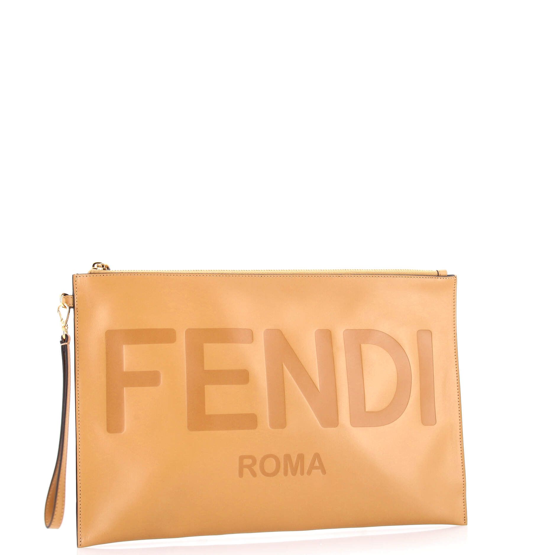 Fendi Logo Flat Wristlet Pouch Size ONE SIZE - 2 Thumbnail
