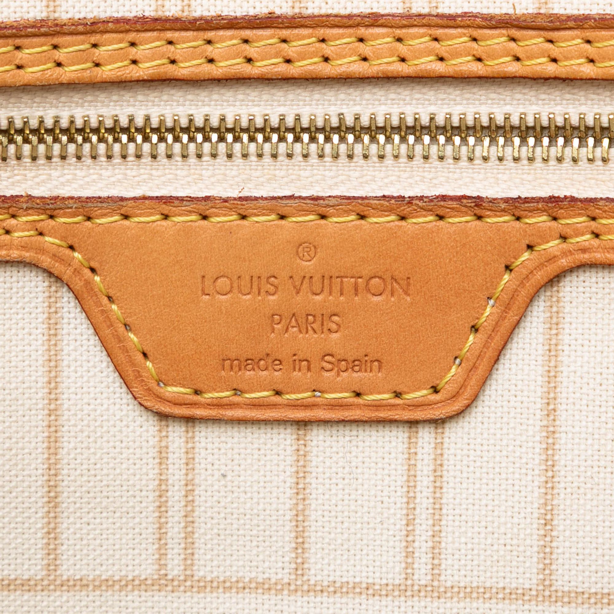 Louis Vuitton Louis Vuitton Damier Azur Neverfull MM Size ONE SIZE - 5 Thumbnail