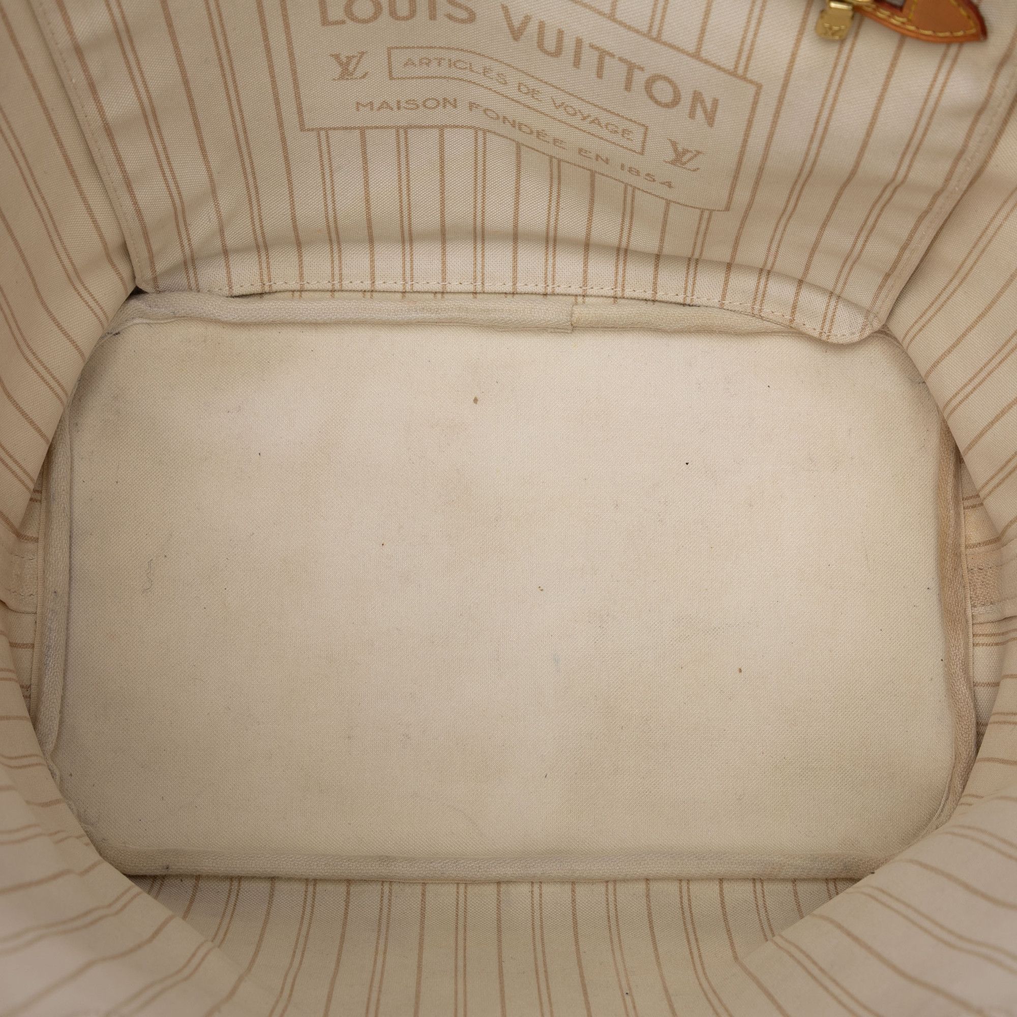 Louis Vuitton Louis Vuitton Damier Azur Neverfull MM Size ONE SIZE - 4 Thumbnail