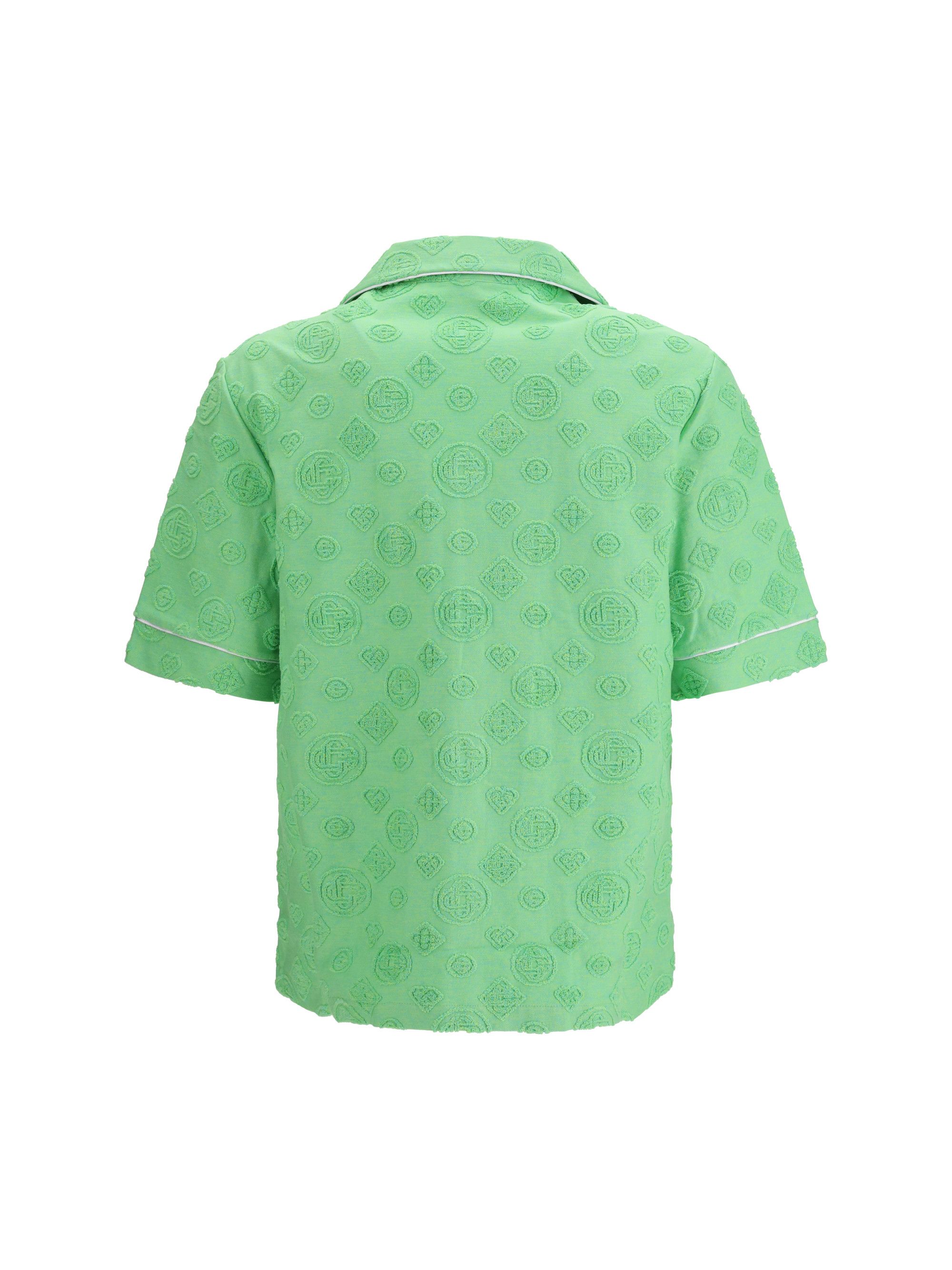 Casablanca Diamond monogram print short-sleeve Shirt Size US M / EU 48-50 / 2 - 2 Thumbnail
