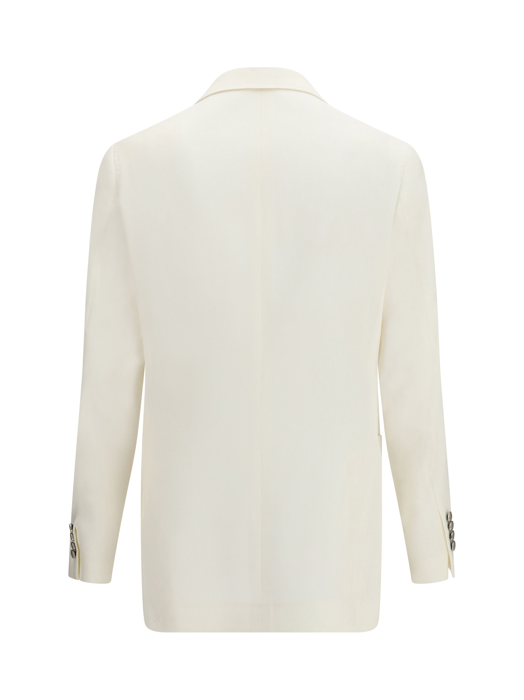 Brunello Cucinelli Single-breasted linen Blazer Size US XL / EU 56 / 4 - 2 Thumbnail