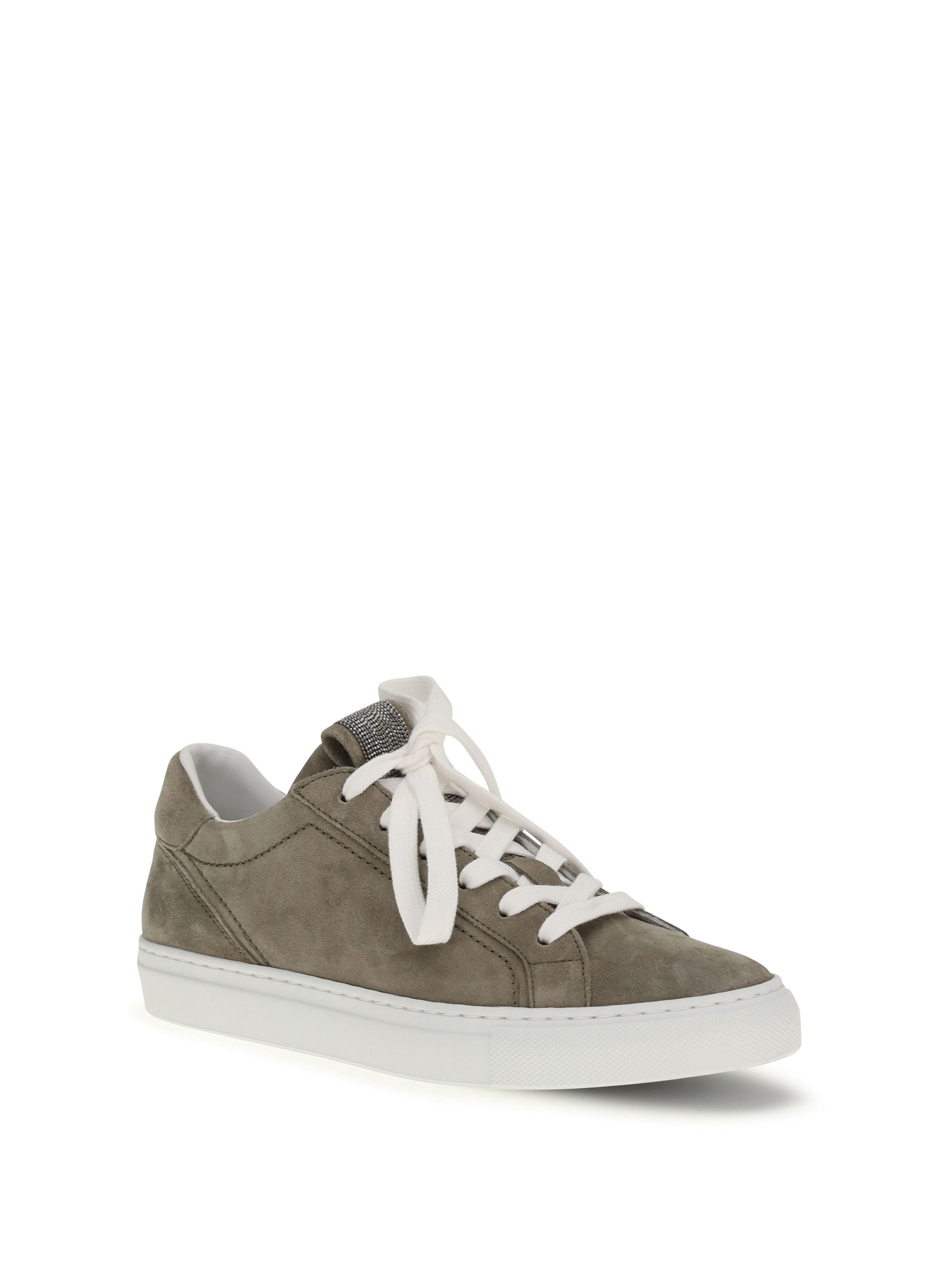 Brunello Cucinelli Suede Sneakers with Precious Loop Size US 9 / IT 39 - 2 Thumbnail