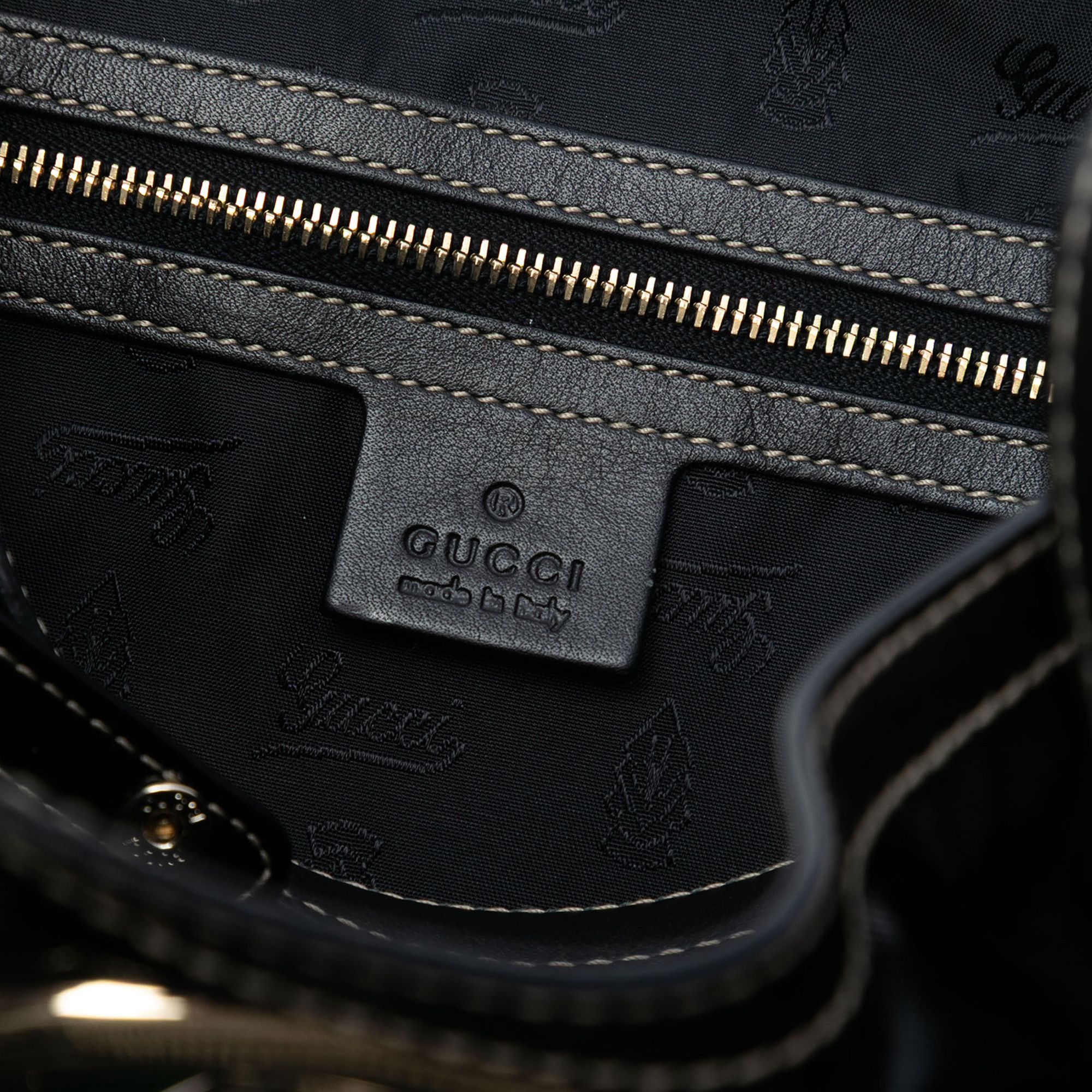 Gucci Gucci Patent Dialux Britt Web Tote Size ONE SIZE - 5 Thumbnail