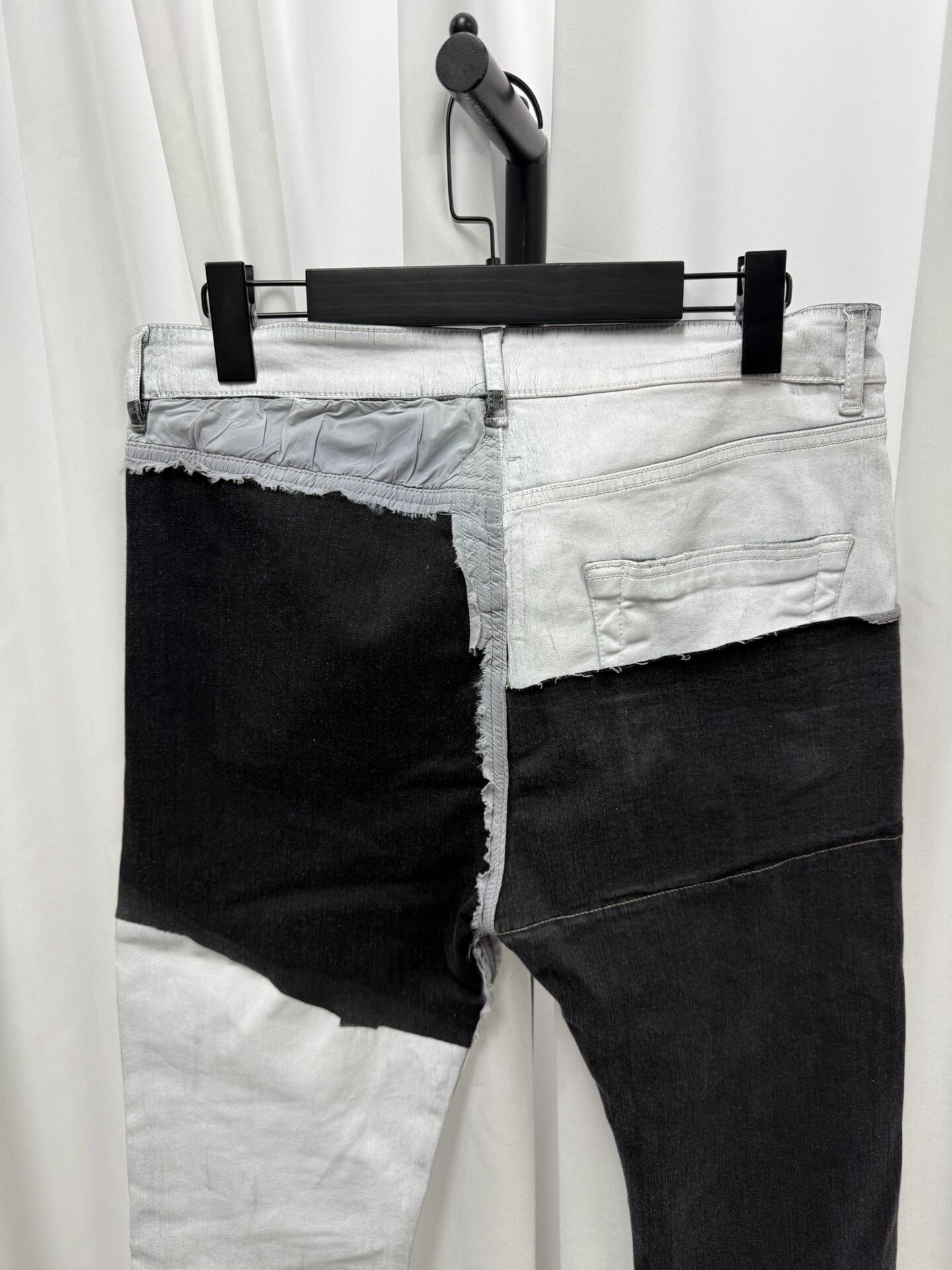 Rick Owens Rick Owens Patchwork Denim Pants Size US 32 / EU 48 - 6 Thumbnail
