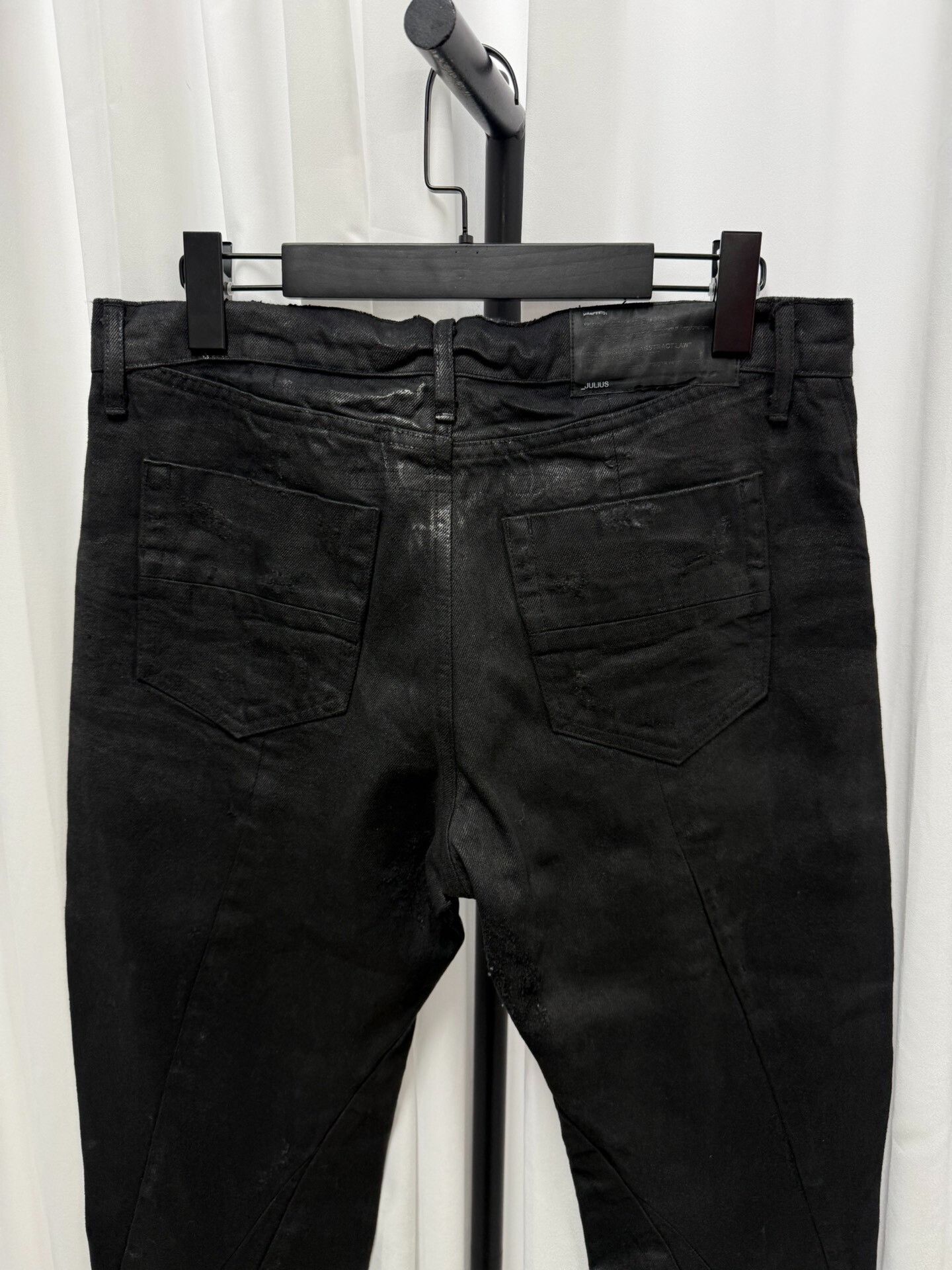 Comme des Garcons Julius 7 Distressed Spiral Denim Pants Size US 28 / EU 44 - 5 Thumbnail