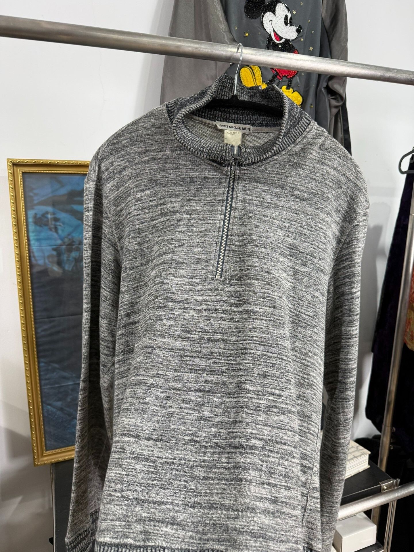 Issey Miyake Issey Miyake Men Half-Zip Sweatshirt Size US L / EU 52-54 / 3 - 5 Thumbnail
