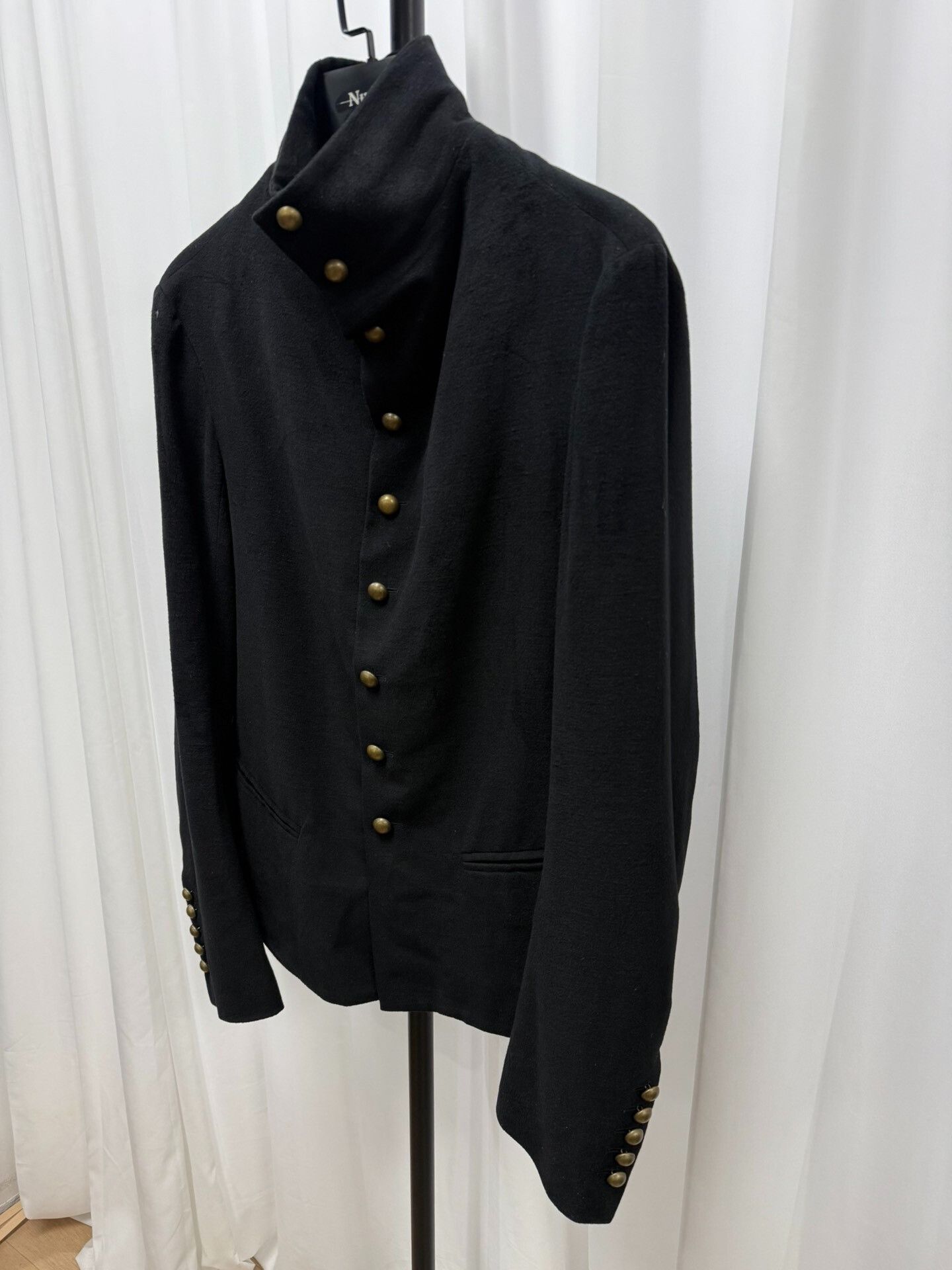 Ann Demeulemeester Ann Demeulemeester Silk Blend Jacket Size US XXS / EU 40 - 2 Thumbnail