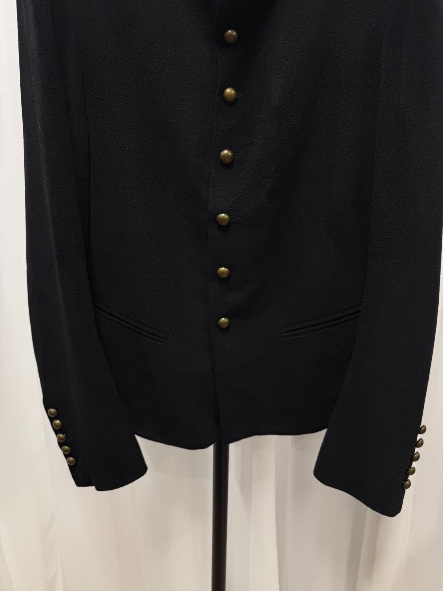 Ann Demeulemeester Ann Demeulemeester Silk Blend Jacket Size US XXS / EU 40 - 4 Thumbnail