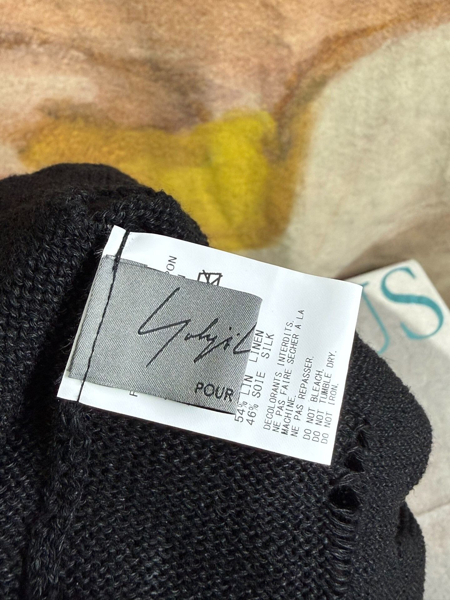 Yohji Yamamoto Yohji Yamamoto Distressed Black Beanie Size ONE SIZE - 6 Thumbnail