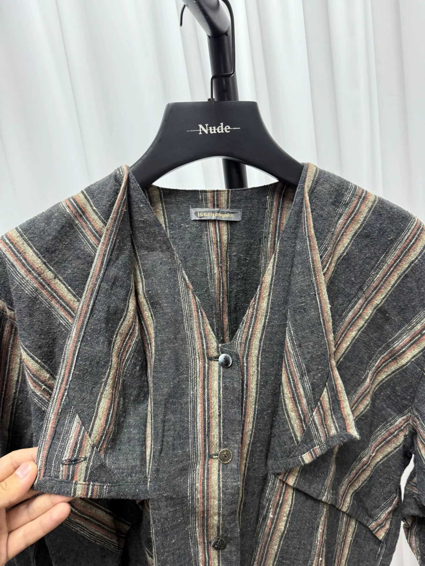 Issey Miyake Issey Miyake Double Layer Shirt Size US L / EU 52-54 / 3 - 4 Thumbnail