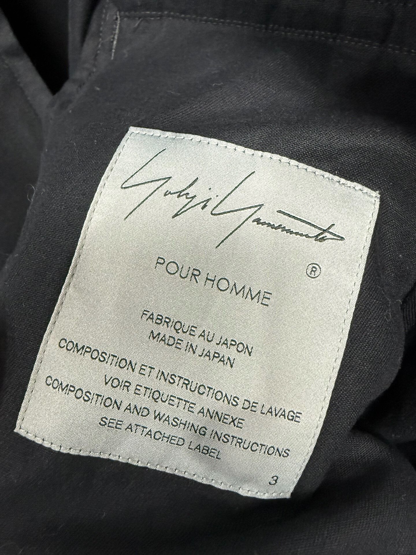 Yohji Yamamoto Yohji Yamamoto Pour Homme Loose Fit Shirt Size US L / EU 52-54 / 3 - 7 Thumbnail