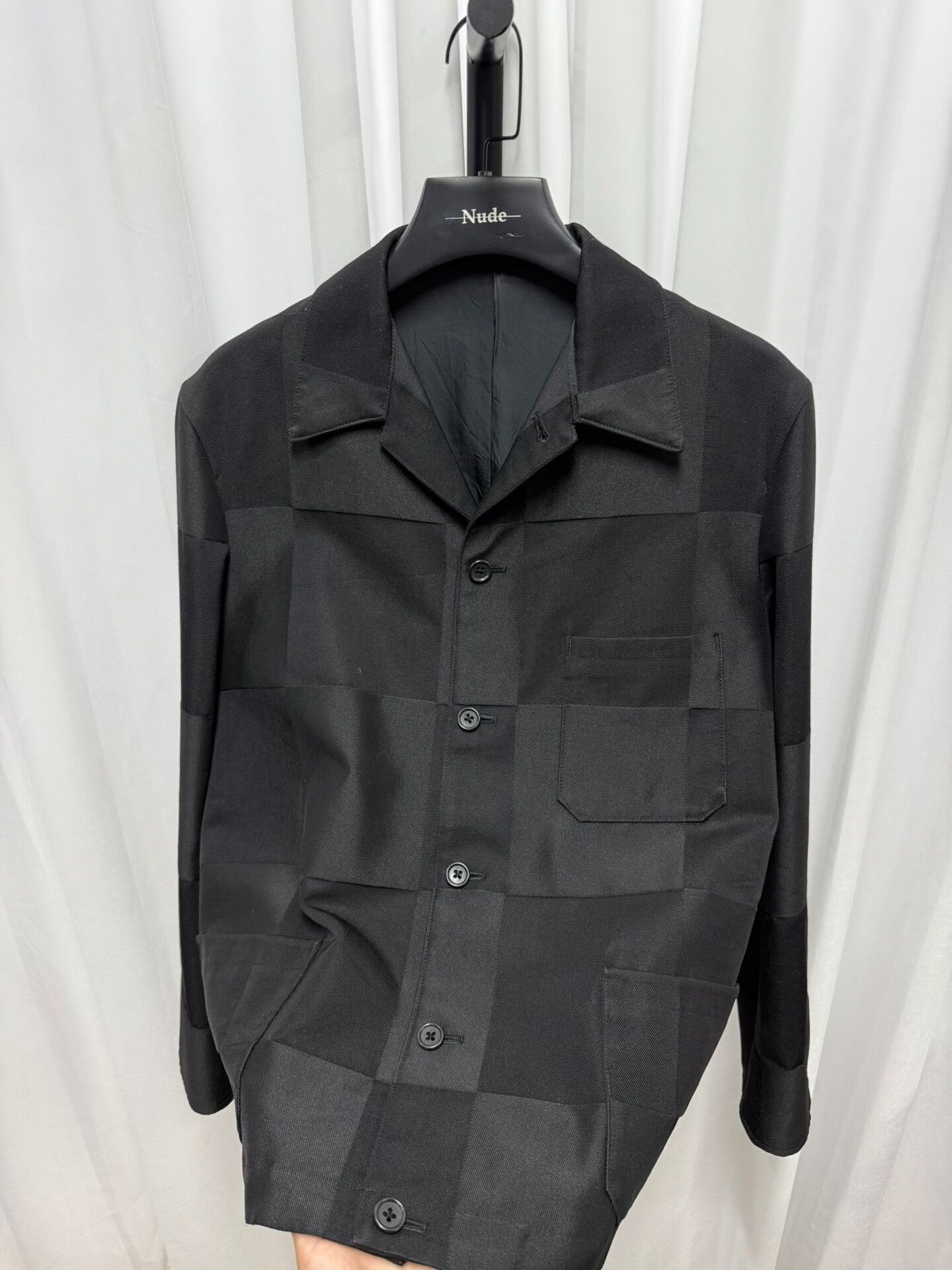 Yohji Yamamoto Yohji Yamamoto Plaid Wool Jacket Size US L / EU 52-54 / 3 - 5 Thumbnail