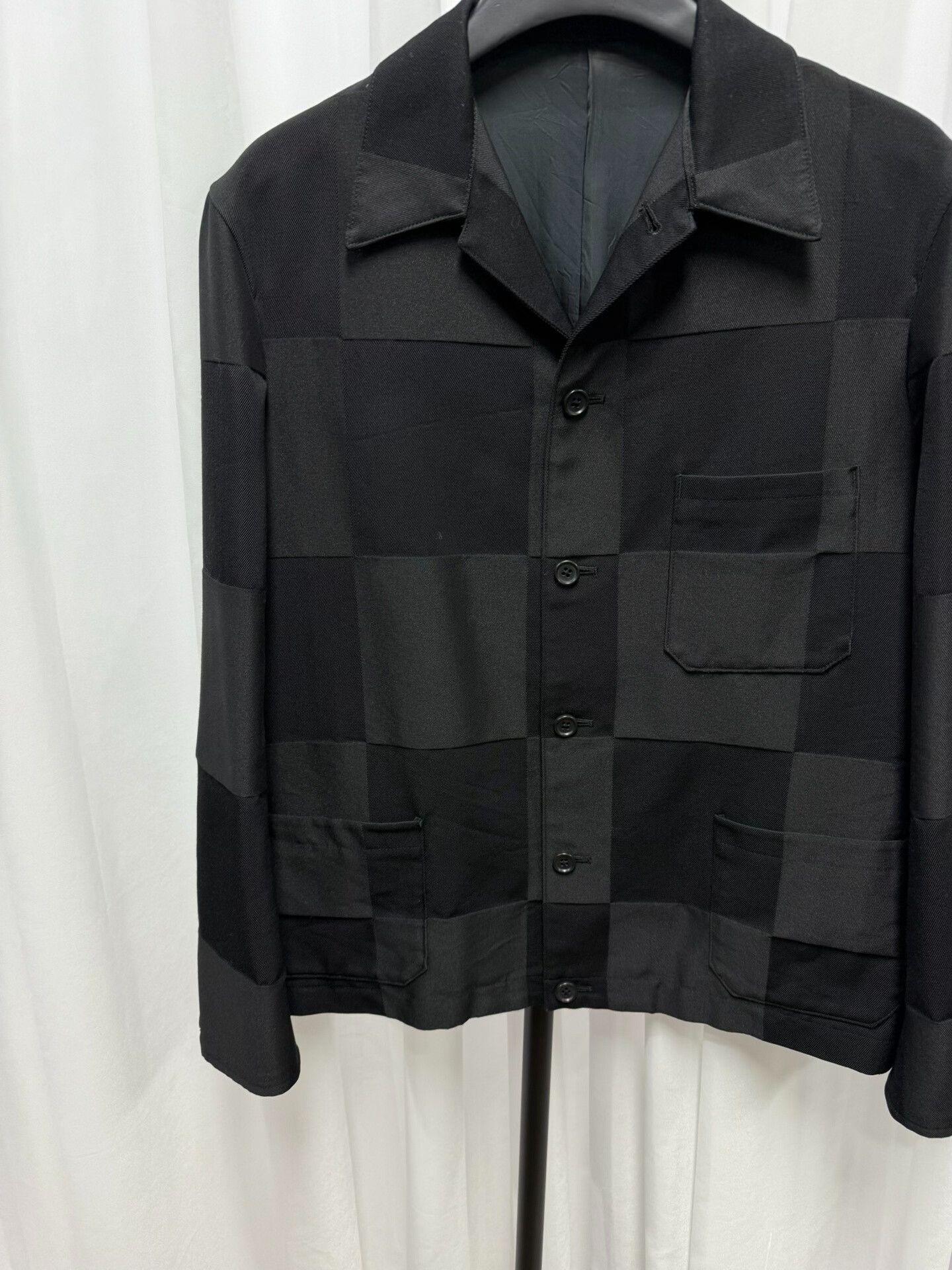 Yohji Yamamoto Yohji Yamamoto Plaid Wool Jacket Size US L / EU 52-54 / 3 - 4 Thumbnail