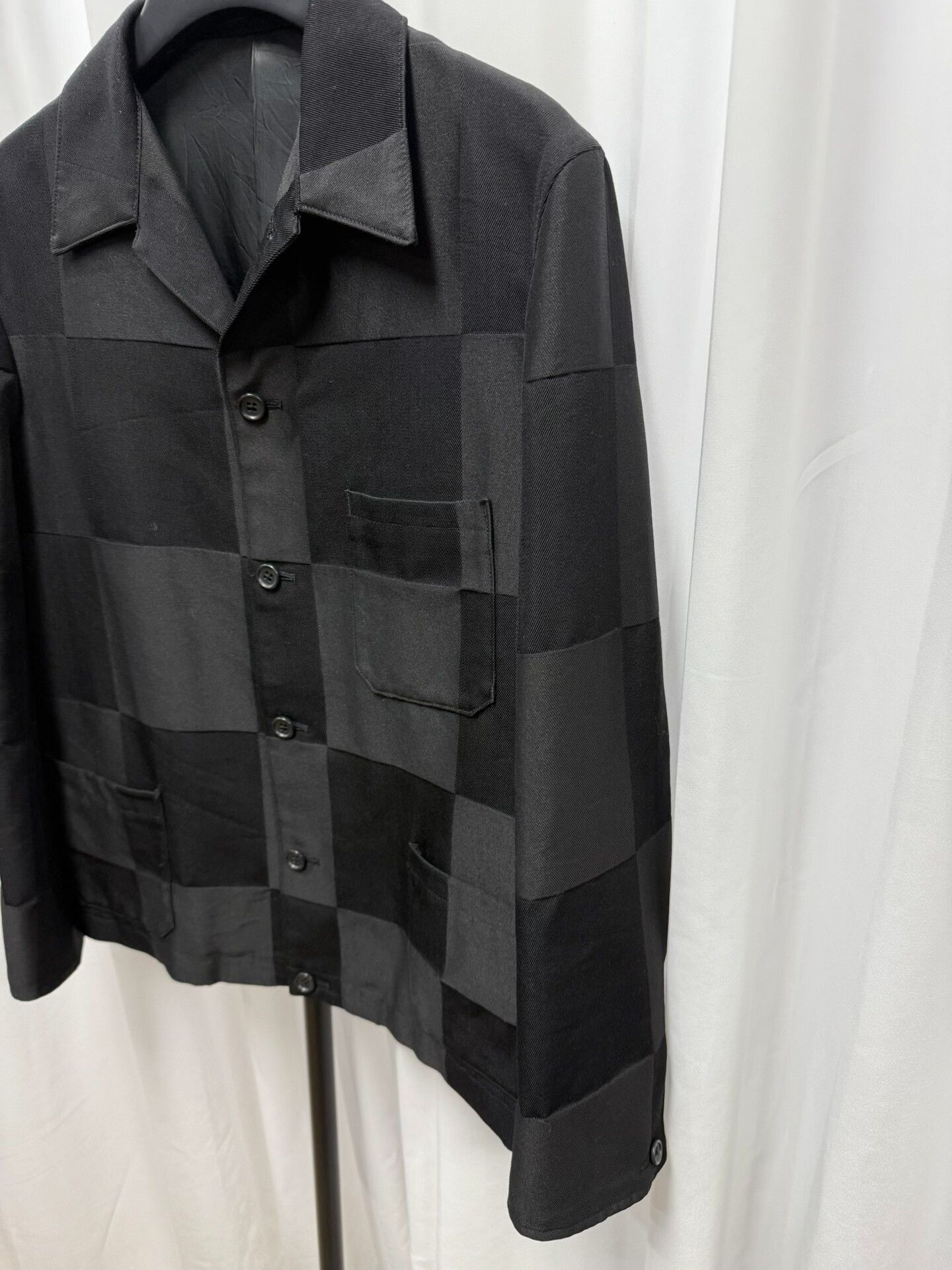 Yohji Yamamoto Yohji Yamamoto Plaid Wool Jacket Size US L / EU 52-54 / 3 - 2 Thumbnail