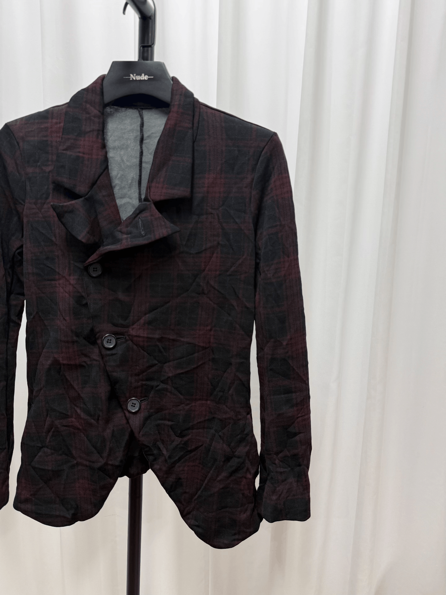 Y's Y's Red and Black Checkered Set Size M / US 6-8 / IT 42-44 - 2 Thumbnail