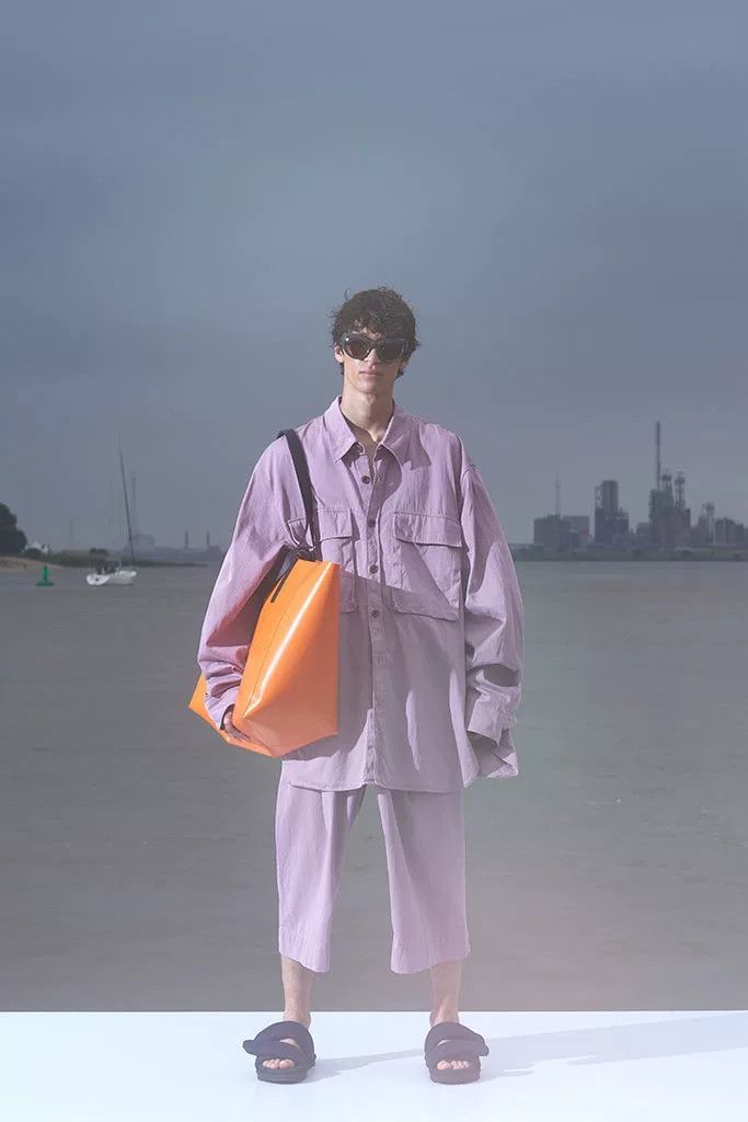 Dries Van Noten Lavender Oversized Utility Jacket Size US XS / EU 42 / 0 - 2 Thumbnail
