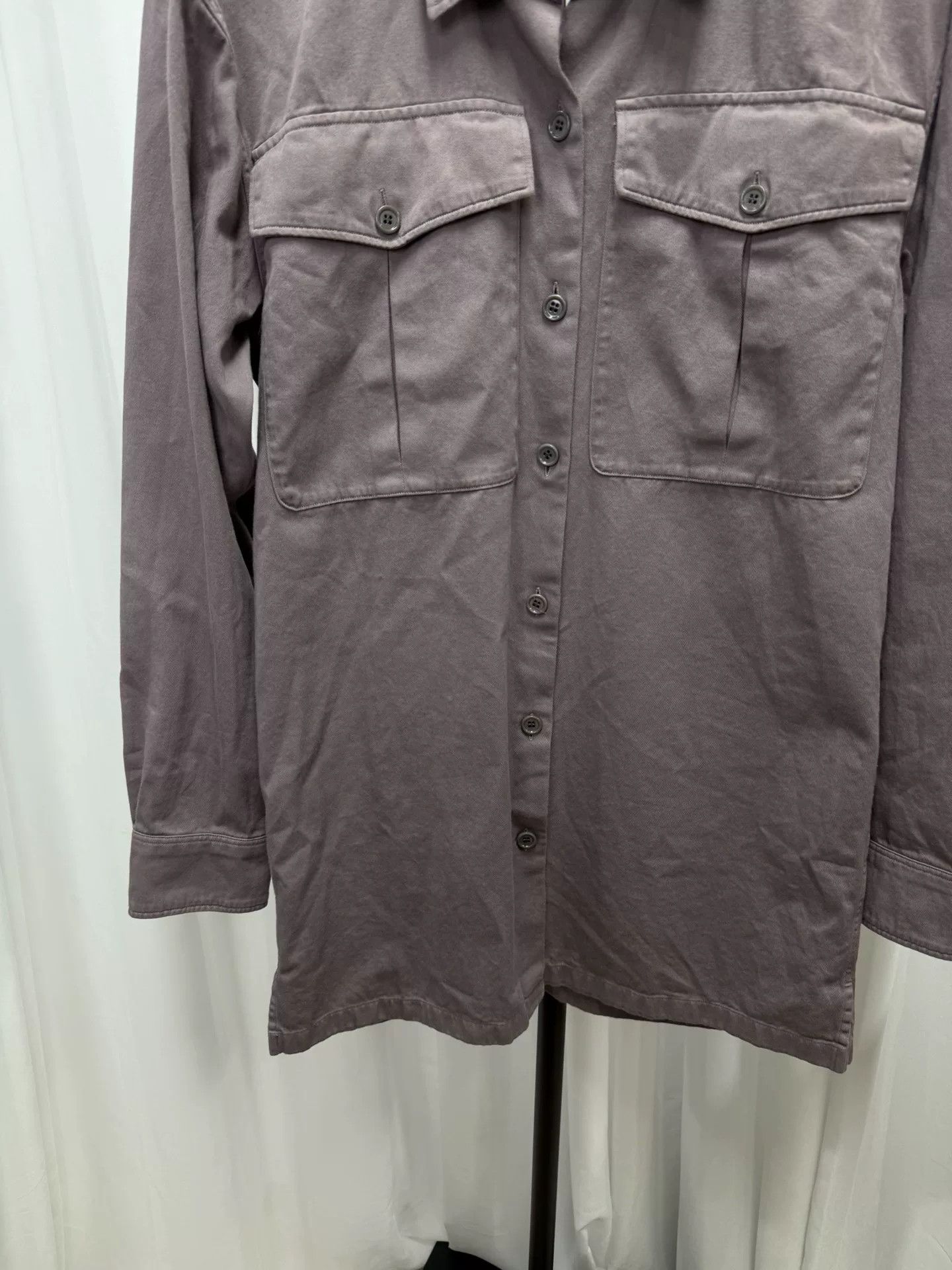 Dries Van Noten Lavender Oversized Utility Jacket Size US XS / EU 42 / 0 - 5 Thumbnail