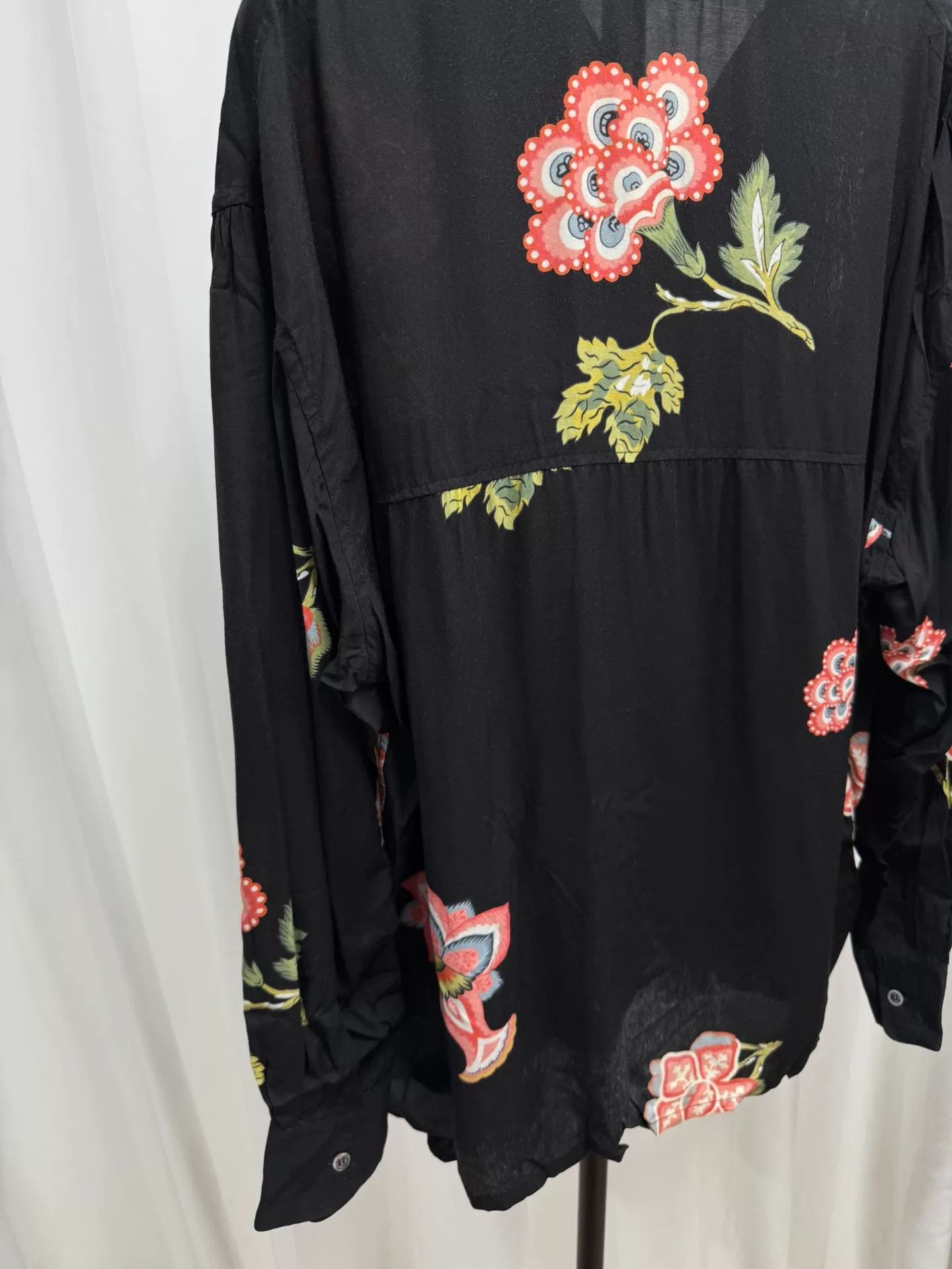 Yohji Yamamoto Yohji Yamamoto Y's Floral Shirt Size US L / EU 52-54 / 3 - 8 Thumbnail