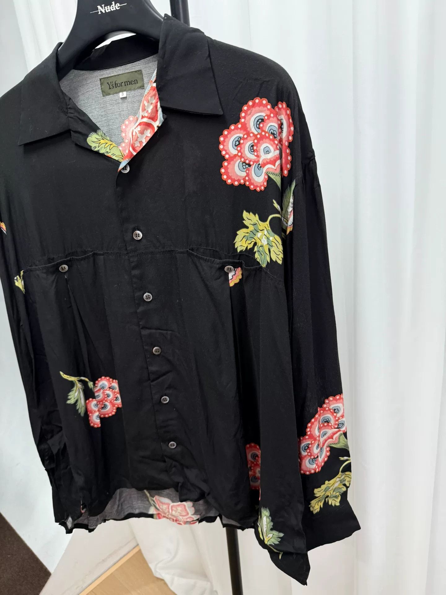 Yohji Yamamoto Yohji Yamamoto Y's Floral Shirt Size US L / EU 52-54 / 3 - 2 Thumbnail
