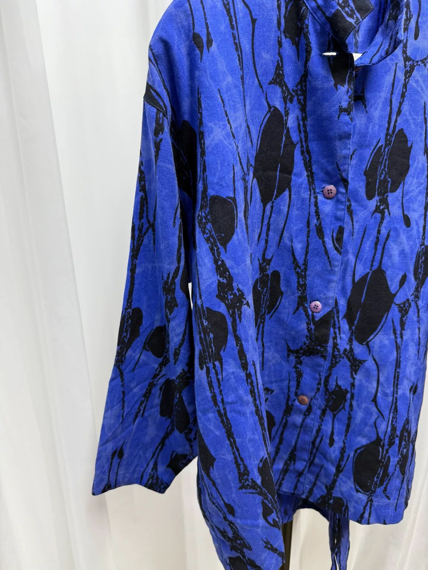 Issey Miyake Issey Miyake Tie-Dye Print Shirt Size L / US 10 / IT 46 - 2 Thumbnail