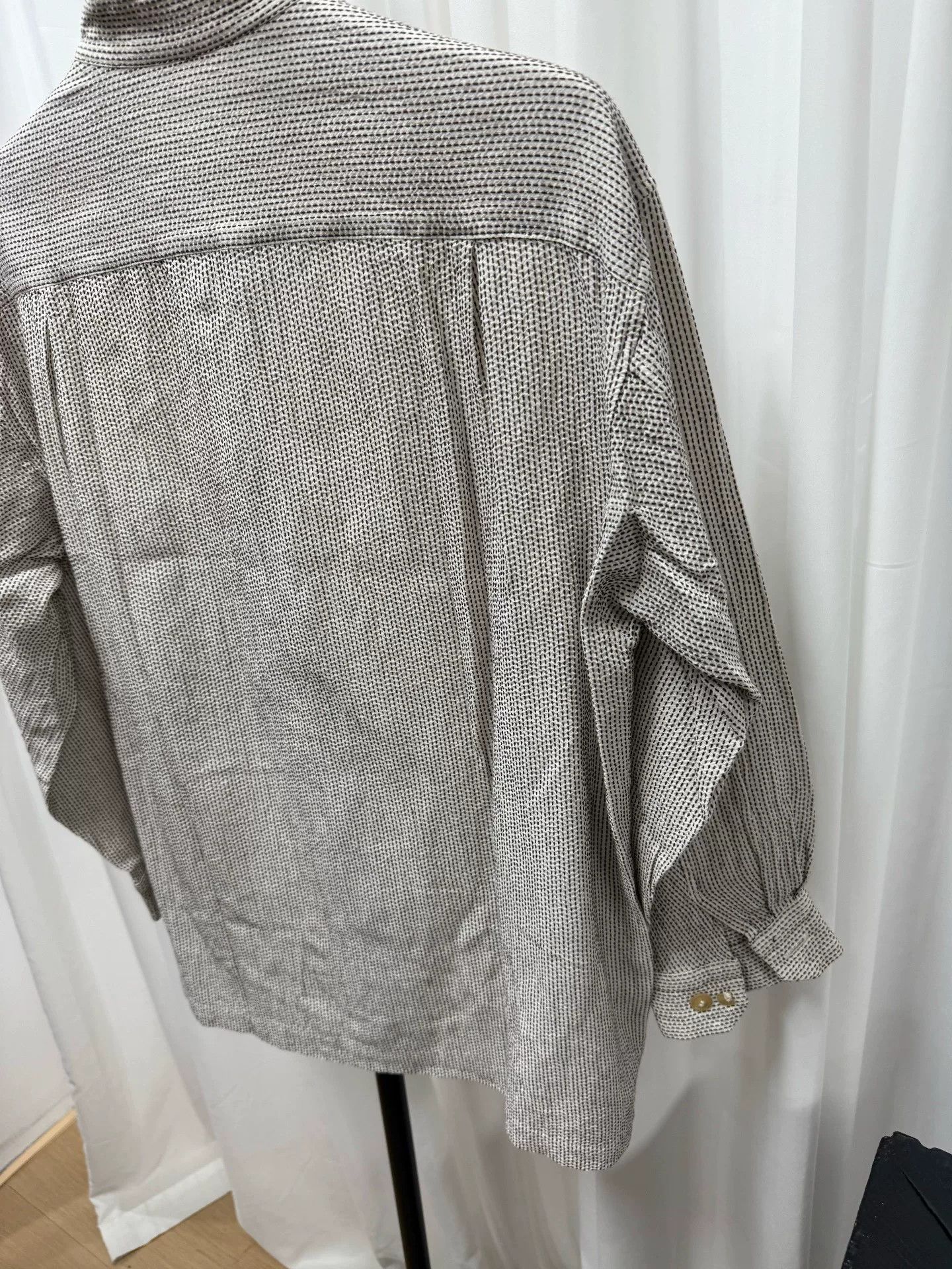 Issey Miyake Issey Miyake Striped Button-Up Shirt Size US M / EU 48-50 / 2 - 8 Thumbnail