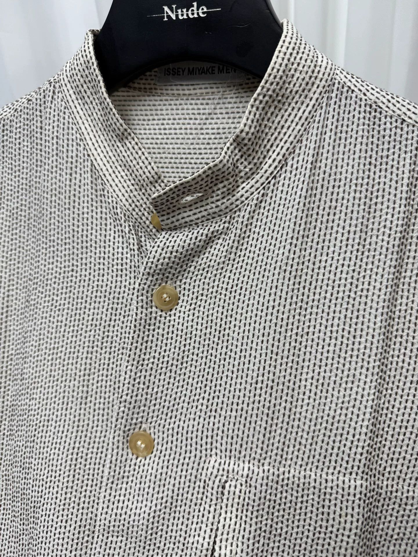 Issey Miyake Issey Miyake Striped Button-Up Shirt Size US M / EU 48-50 / 2 - 5 Thumbnail