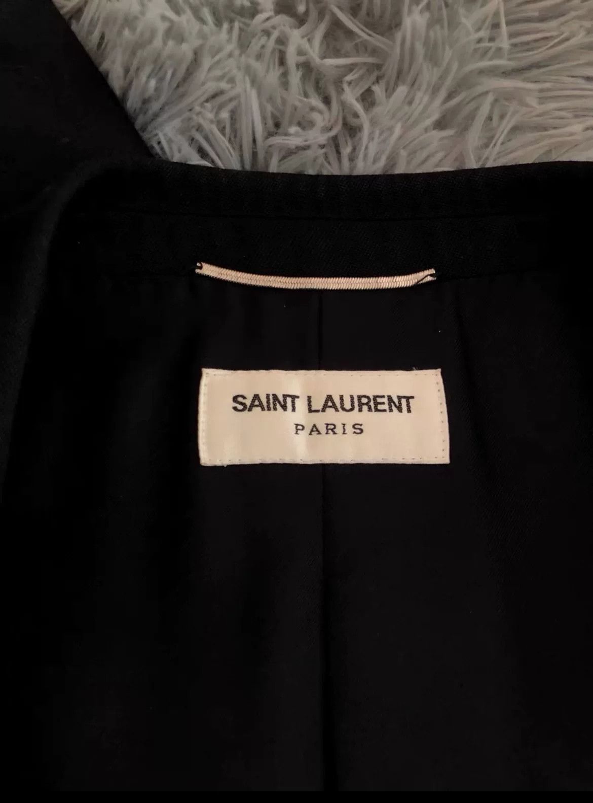 Saint Laurent Paris Saint Laurent Black Jacket Size 50 Size US M / EU 48-50 / 2 - 2 Thumbnail